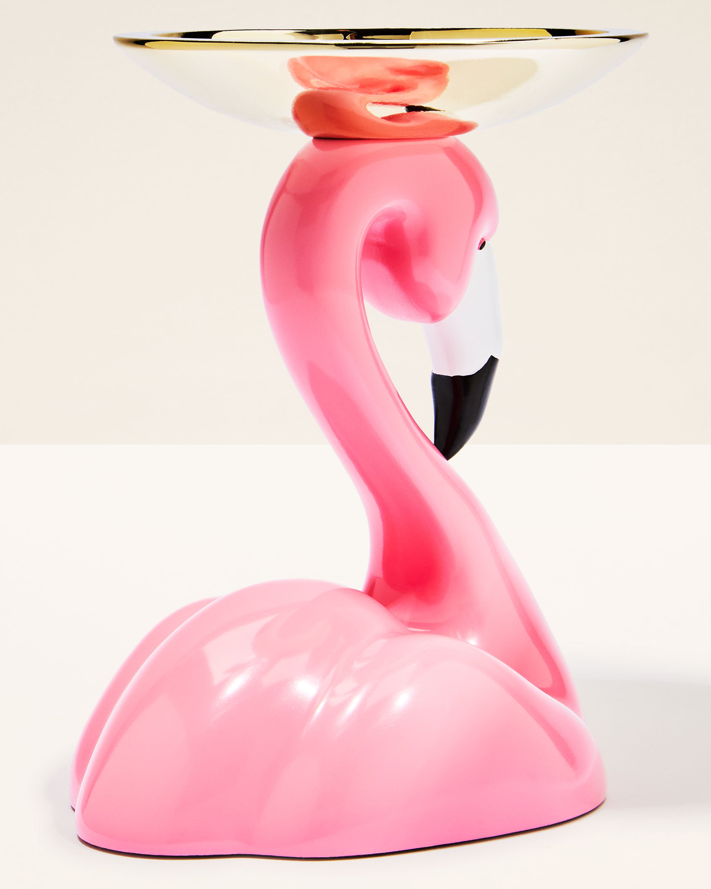 Flamingo Pedestal 3-Wick Candle Holder