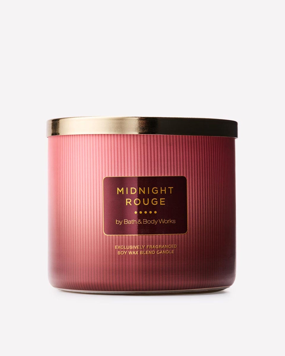 Midnight Rouge 3-Wick Candle | Bath & Body Works