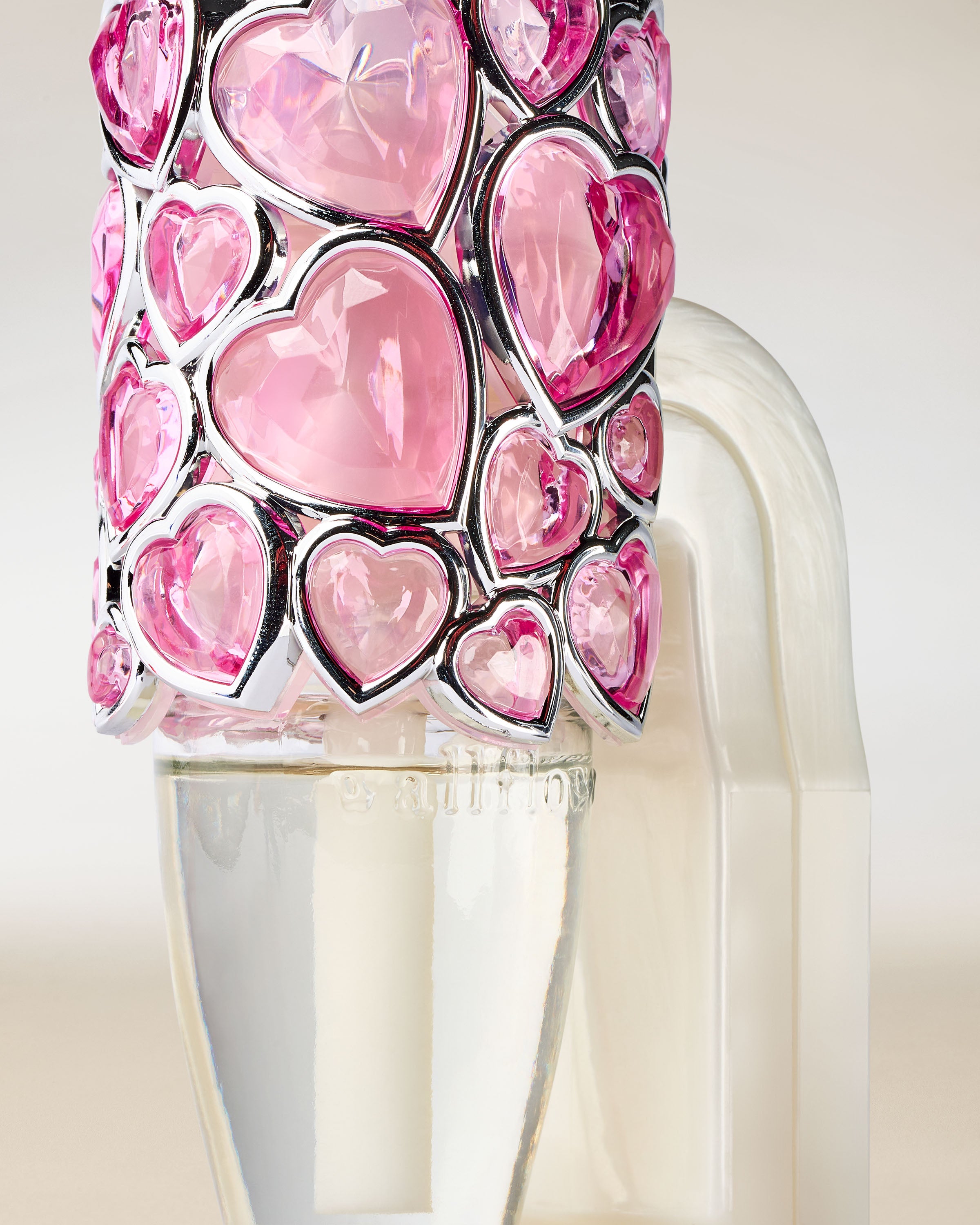 Pink Hearts Nightlight Wallflowers Fragrance Plug