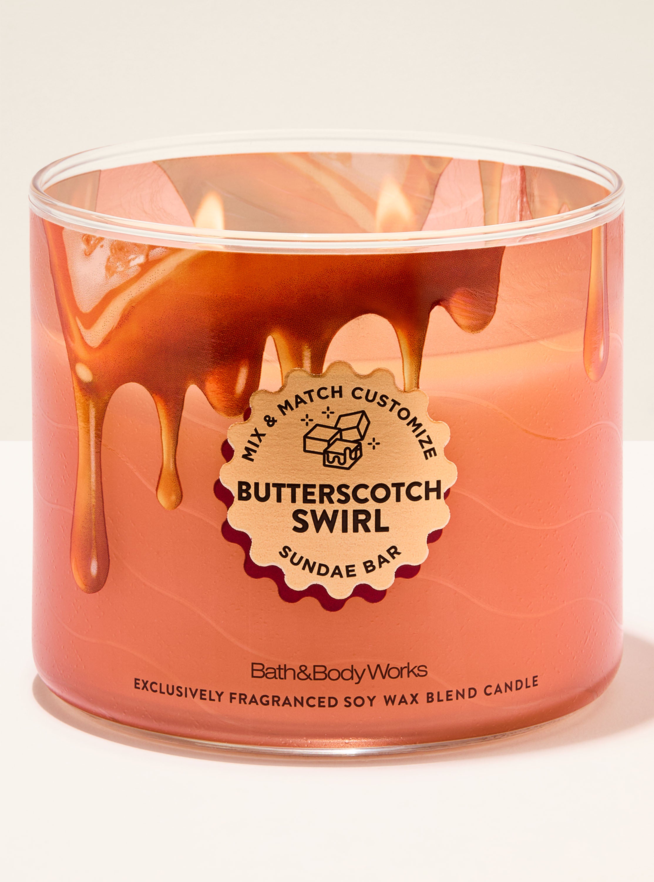 Butterscotch Swirl 3-Wick Candle