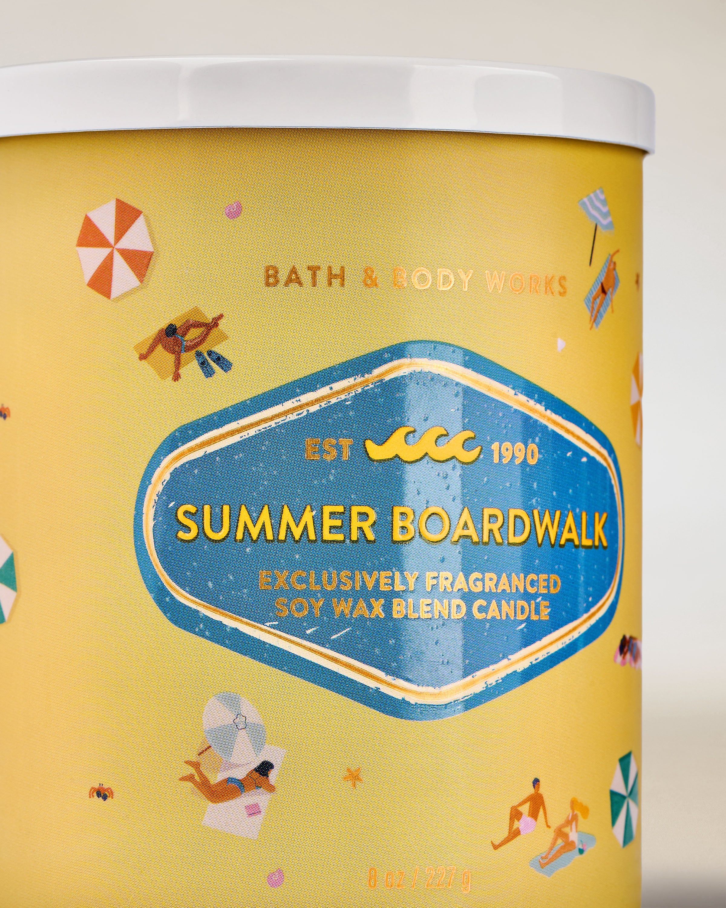 Summer Boardwalk Single Wick Candle