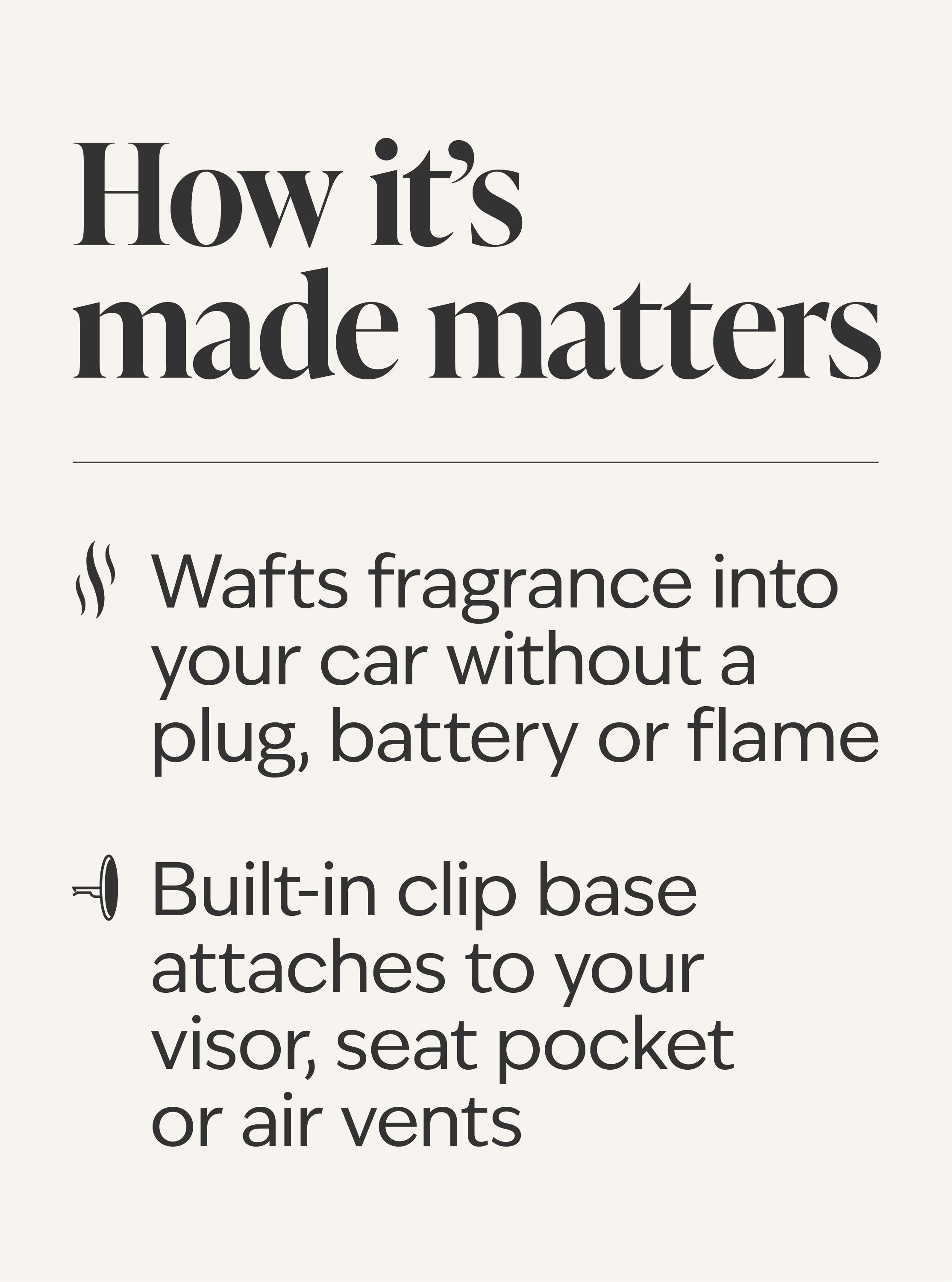 Black Glitter Car Fragrance Holder