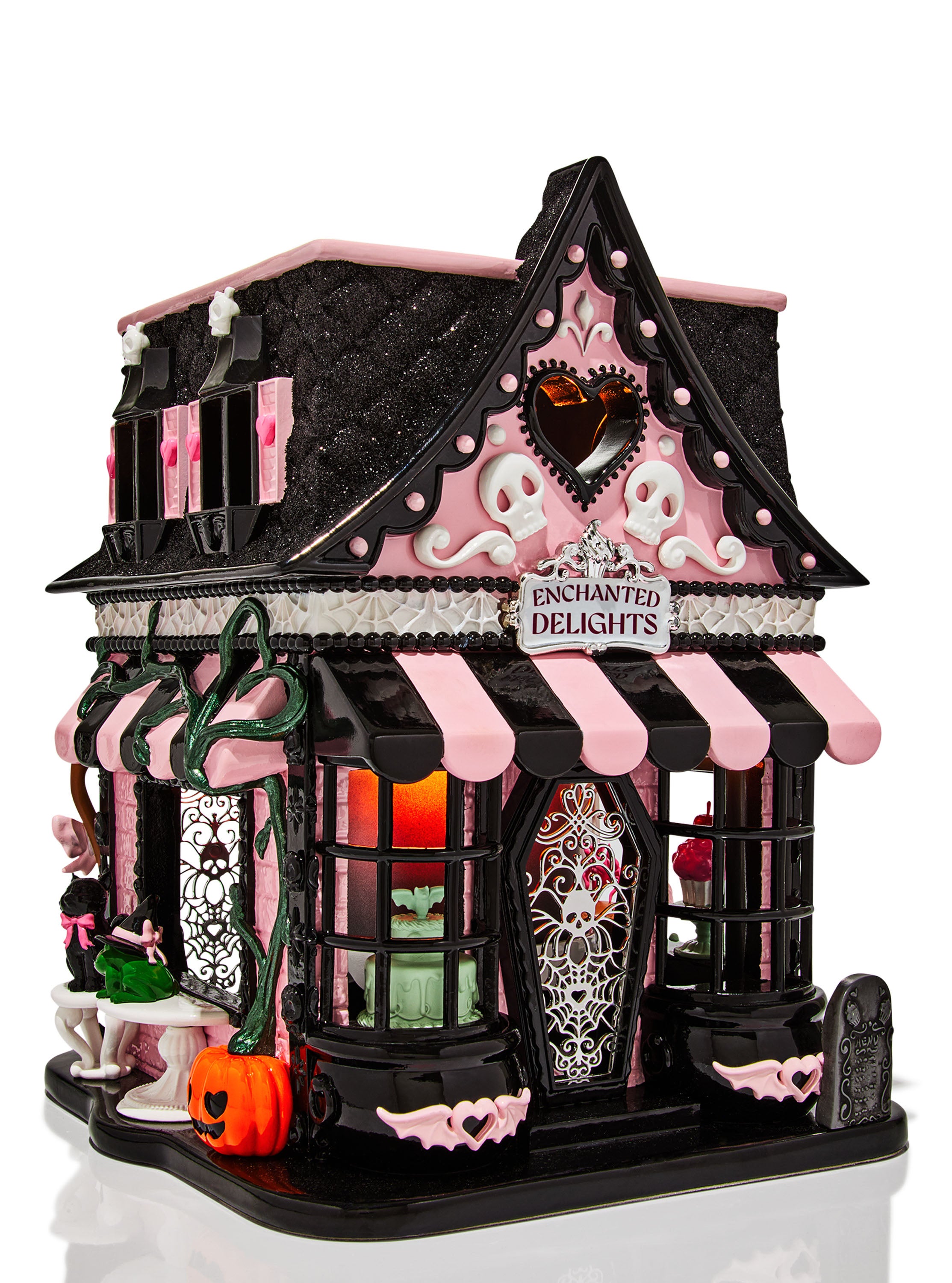 Haunted Sweet Shop Luminary 3-Wick Candle Holder