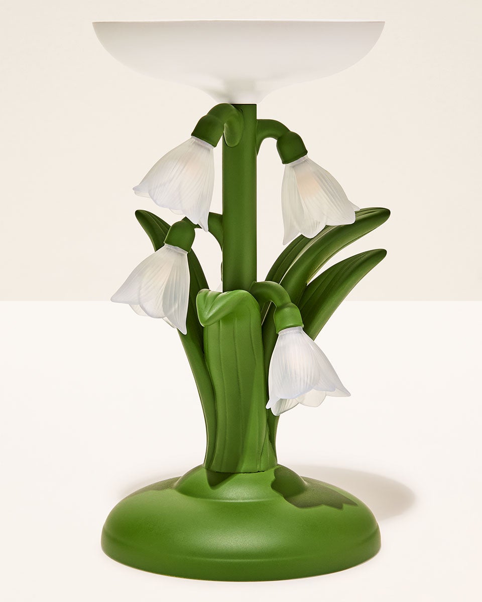 Snowdrop Dream Light-Up Pedestal Candle Holder | Bath & Body Works