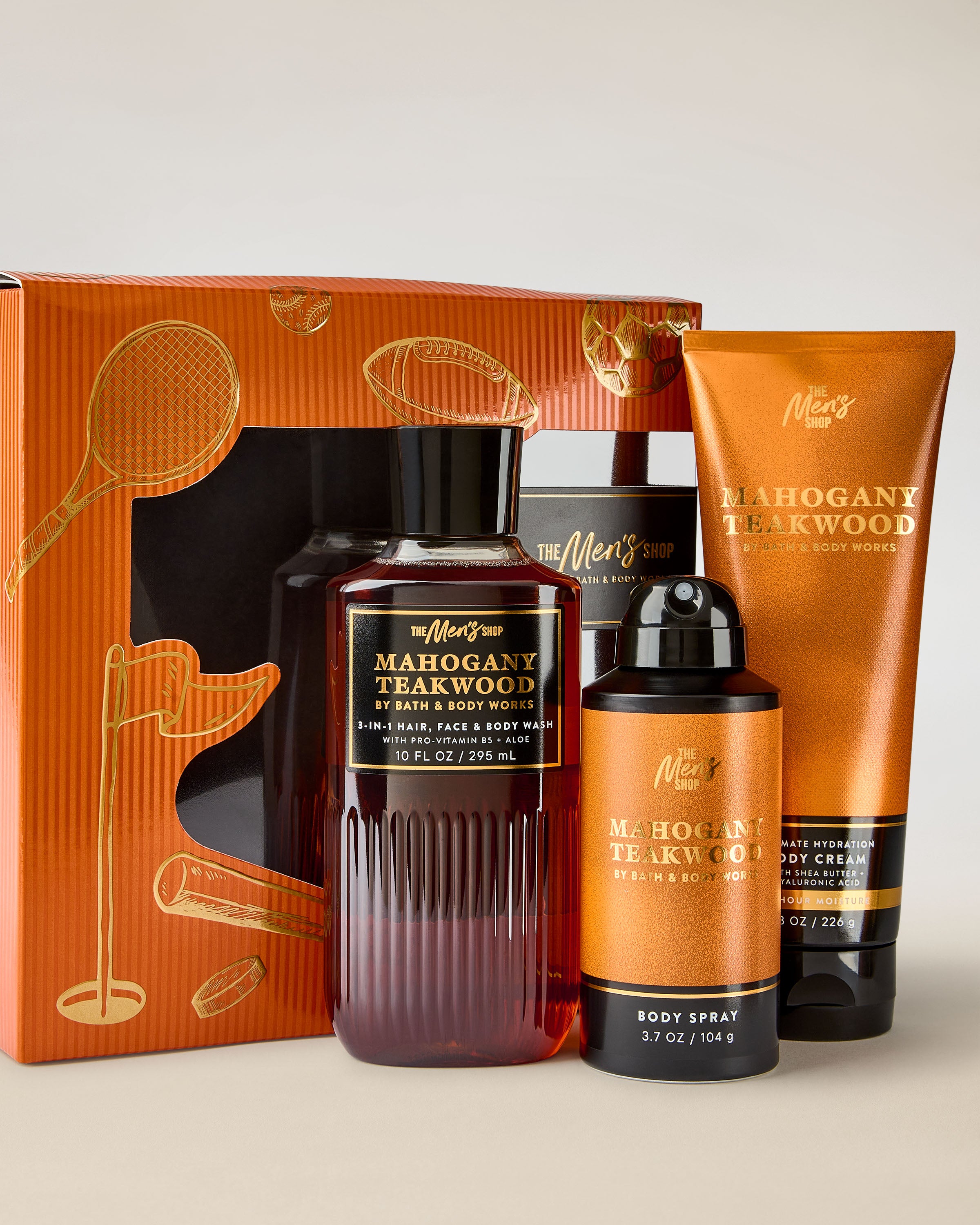 Mahogany Teakwood Gift Set