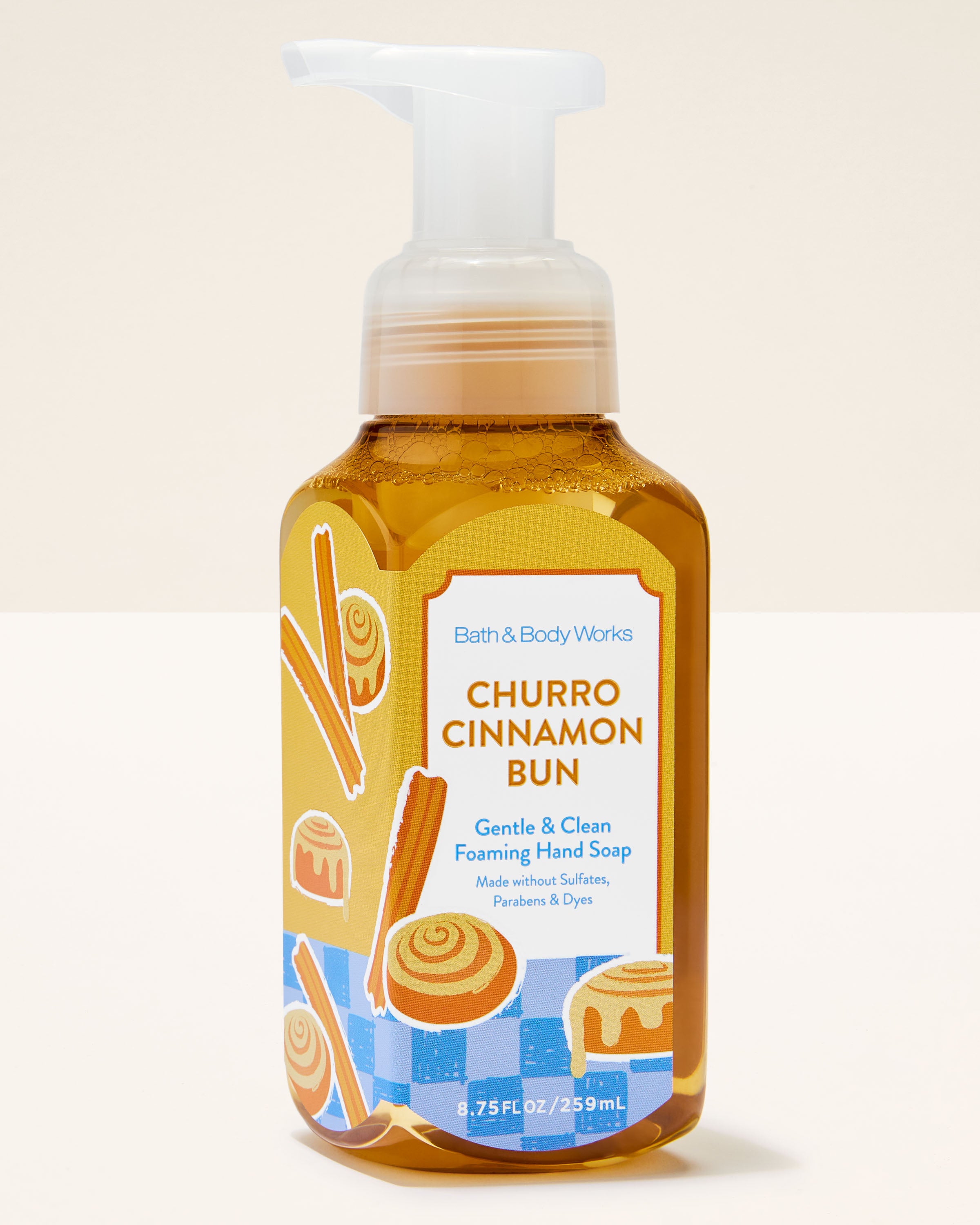 Churro Cinnamon Bun Gentle & Clean Foaming Hand Soap