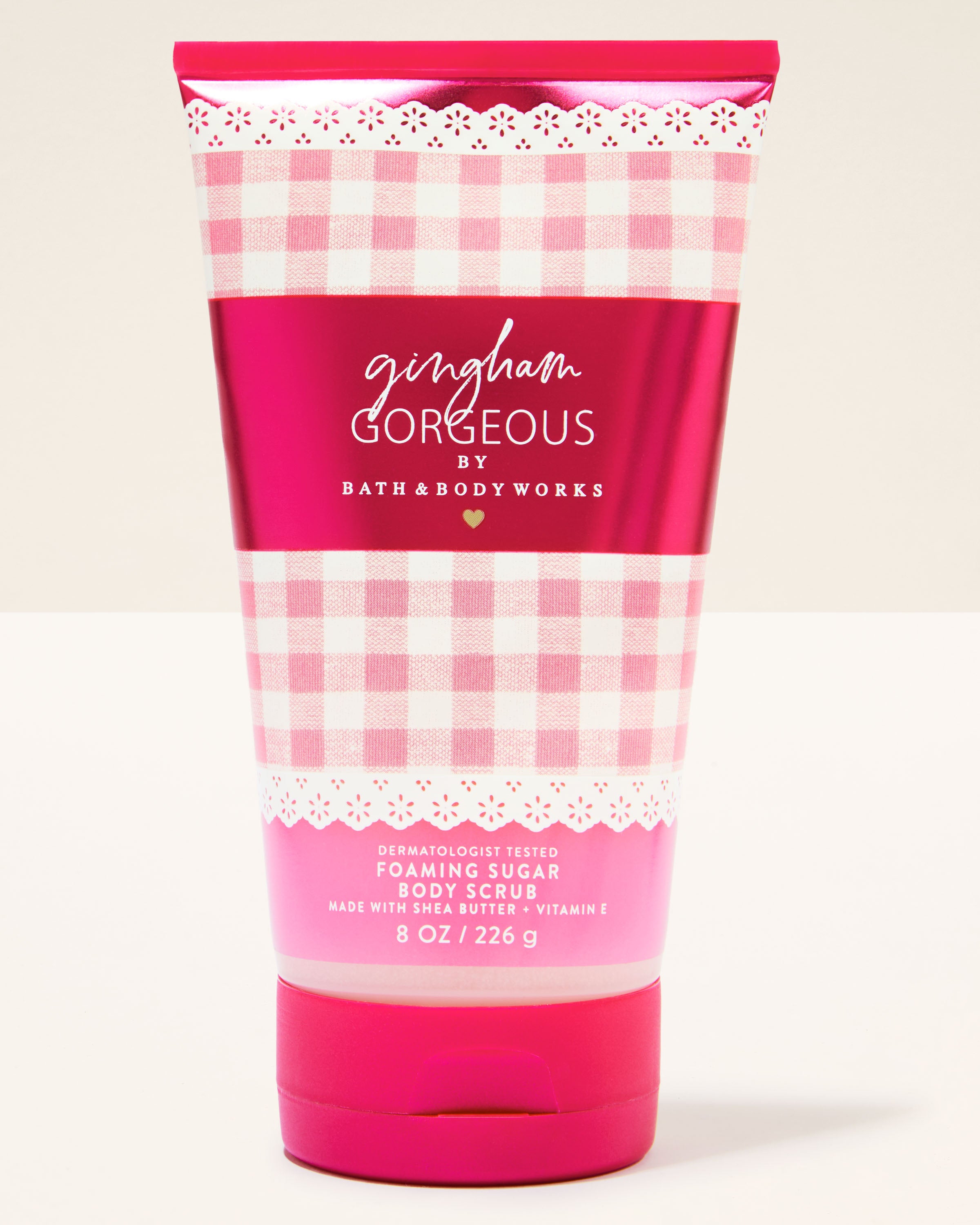 Gingham Gorgeous Foaming Sugar Body Scrub