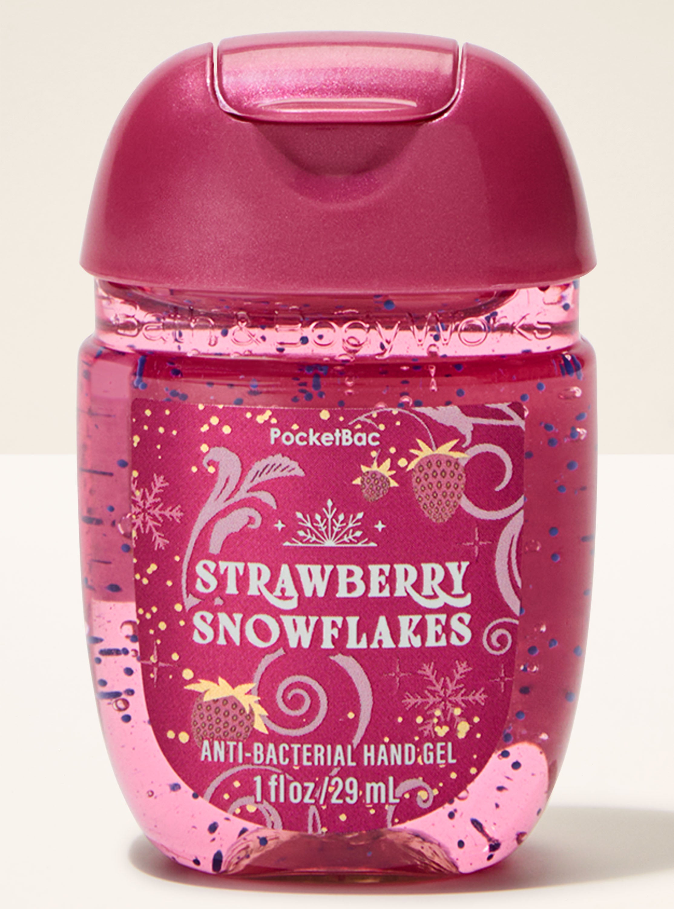 Strawberry Snowflakes PocketBac Hand Sanitizer