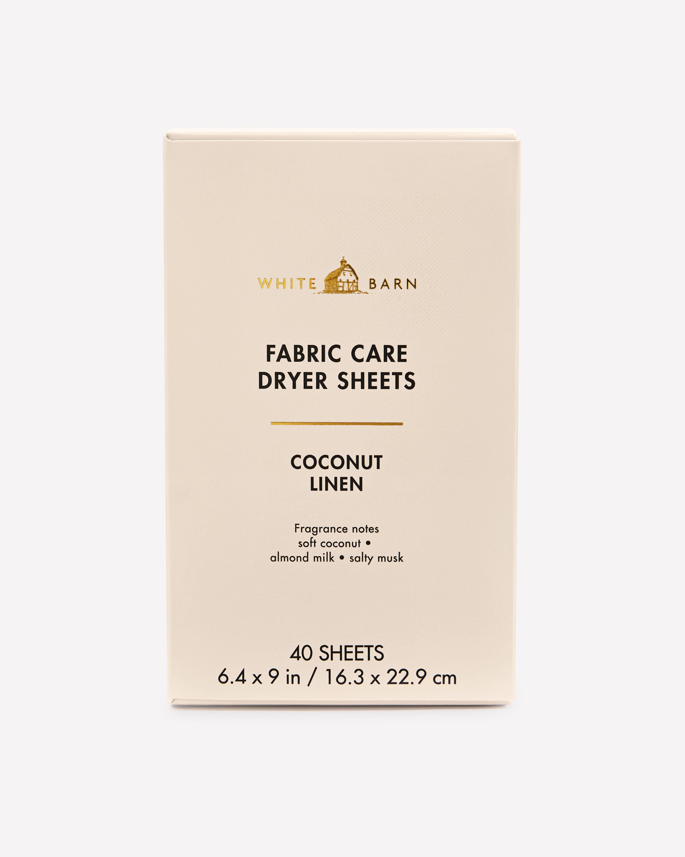 Coconut Linen Dryer Sheets