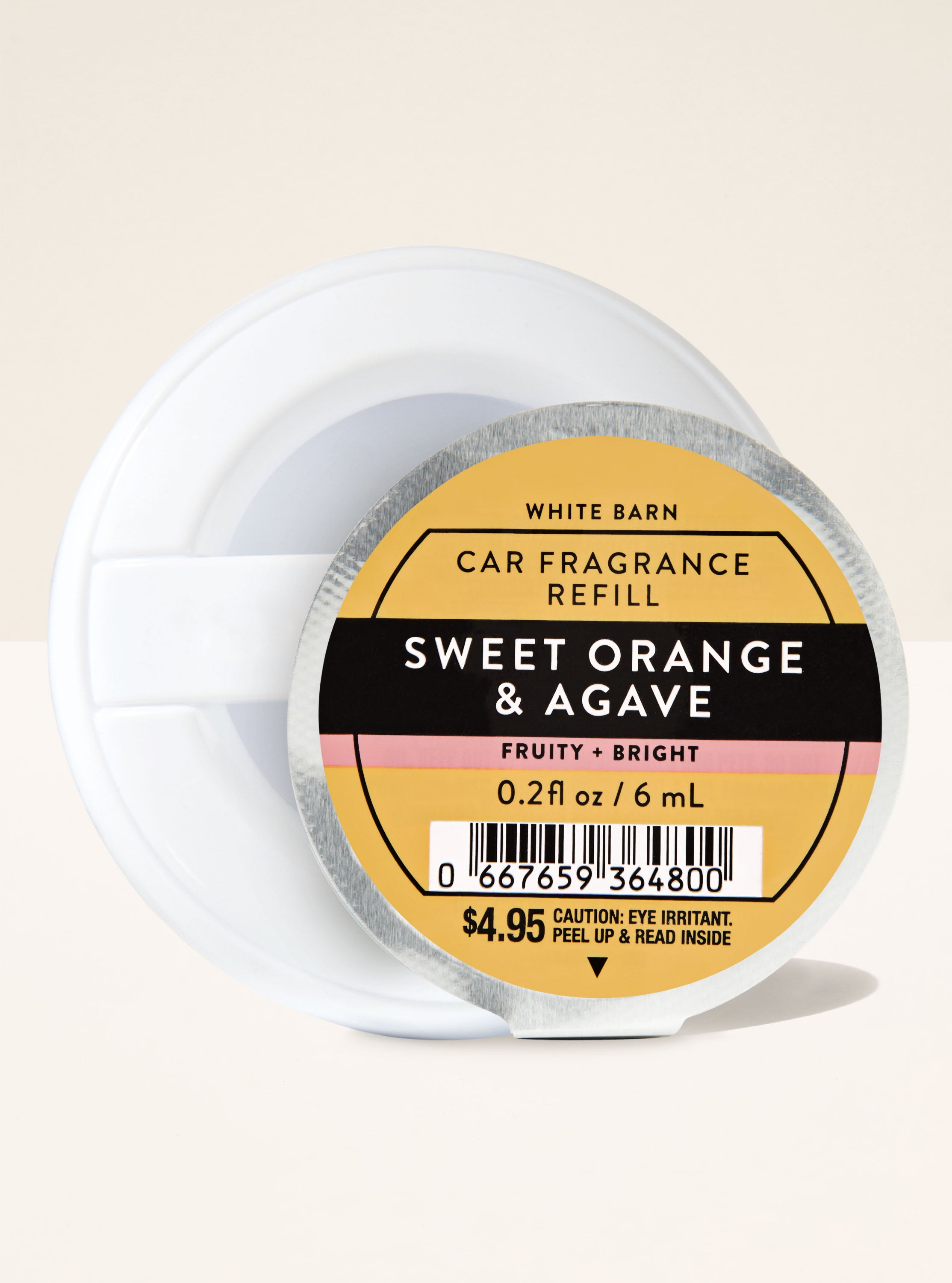 Sweet Orange & Agave Car Fragrance Refill
