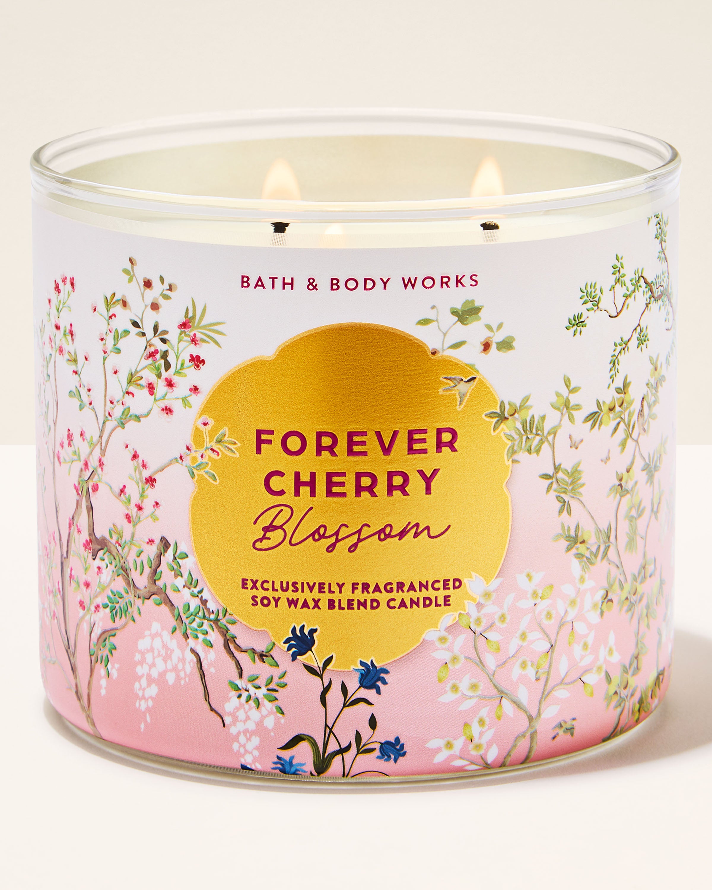 Forever Cherry Blossom 3-Wick Candle