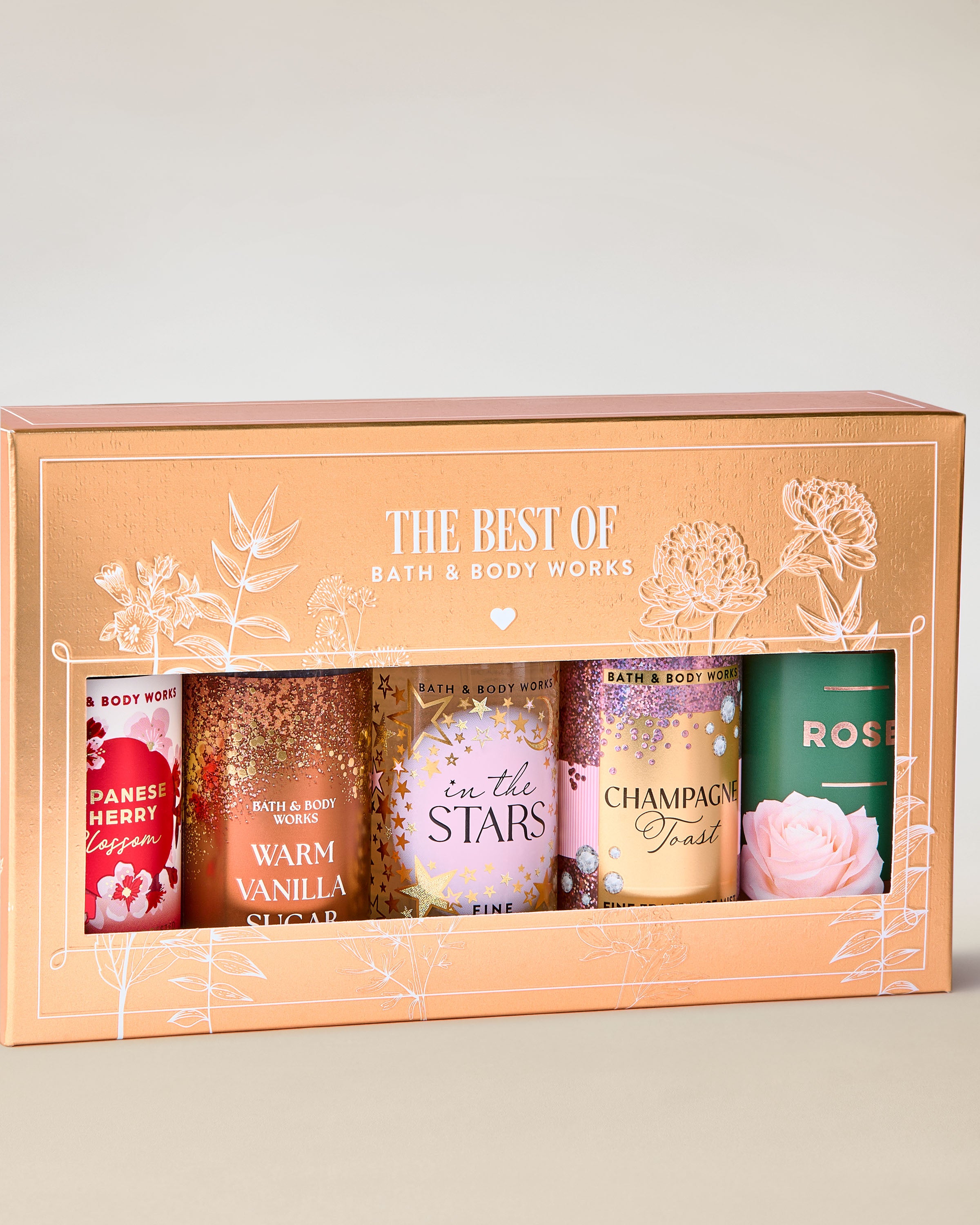 The Best of Bath & Body Works 5-piece Mini Fine Fragrance Mist Gift Set