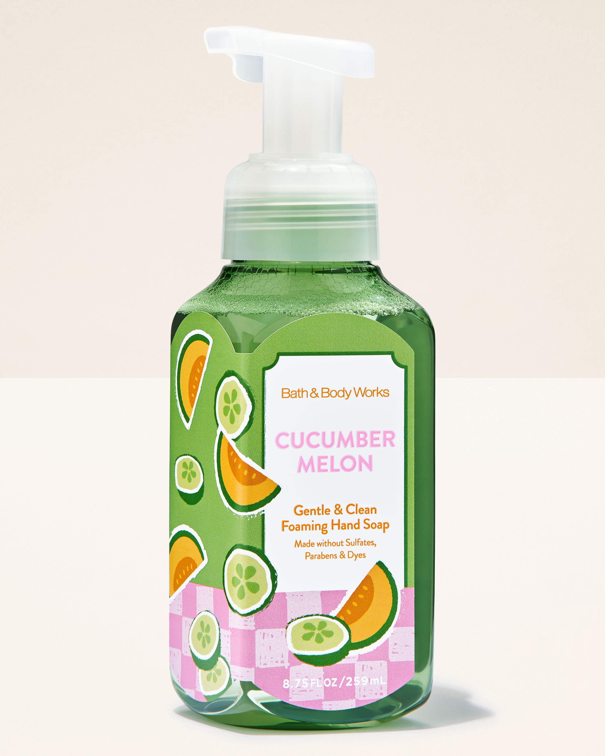 Cucumber Melon Gentle & Clean Foaming Hand Soap