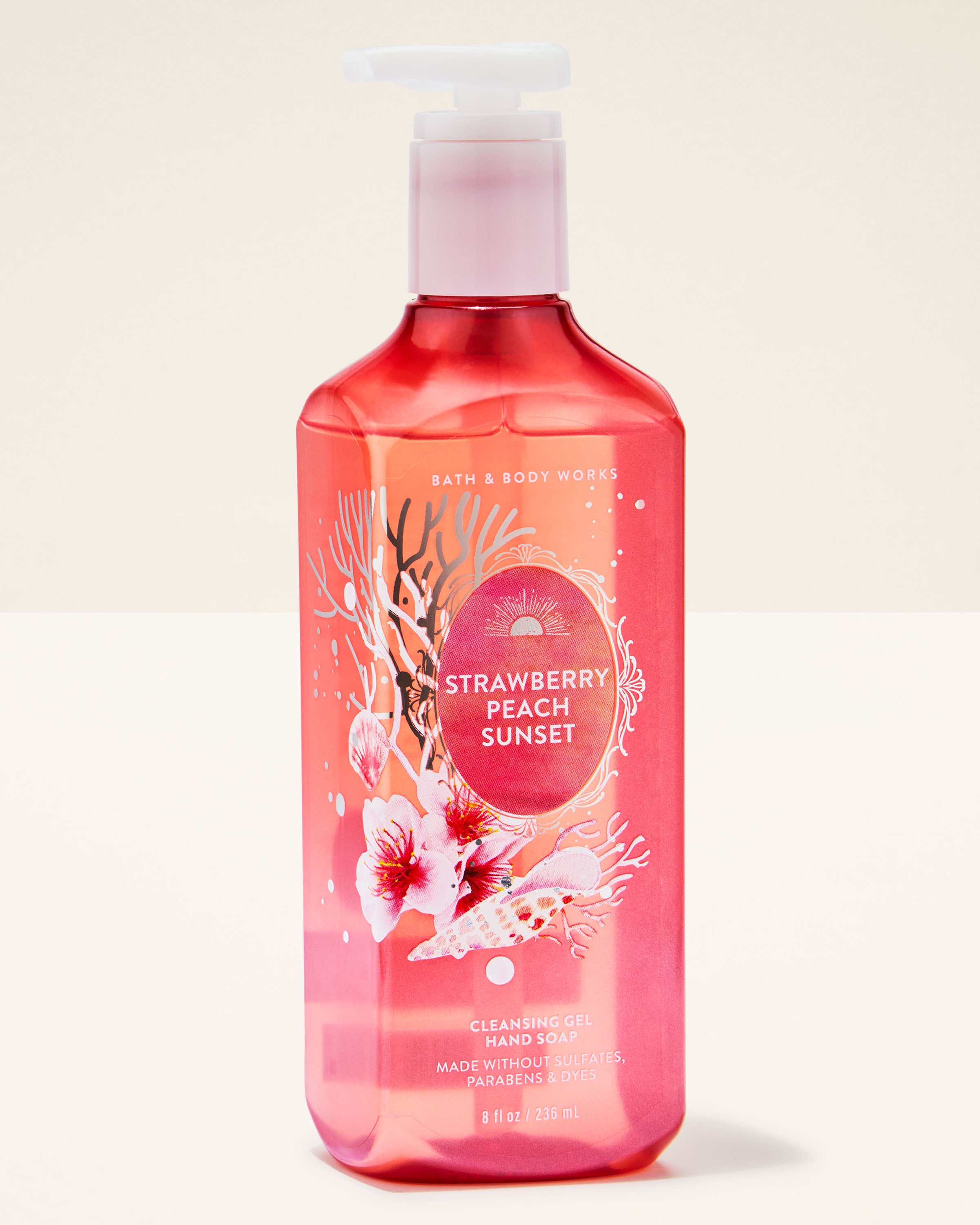 Strawberry Peach Sunset Cleansing Gel Hand Soap