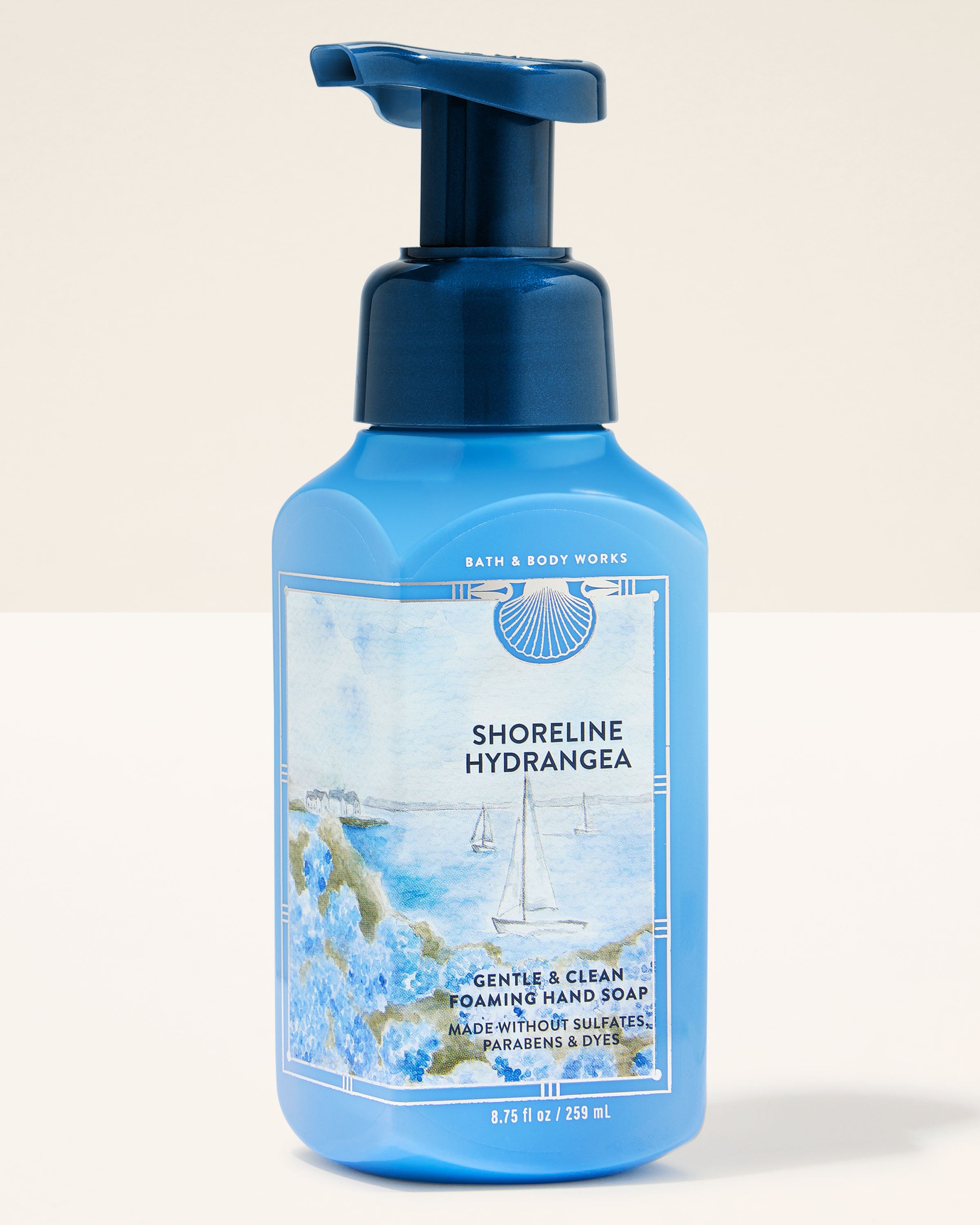Shoreline Hydrangea Gentle & Clean Foaming Hand Soap
