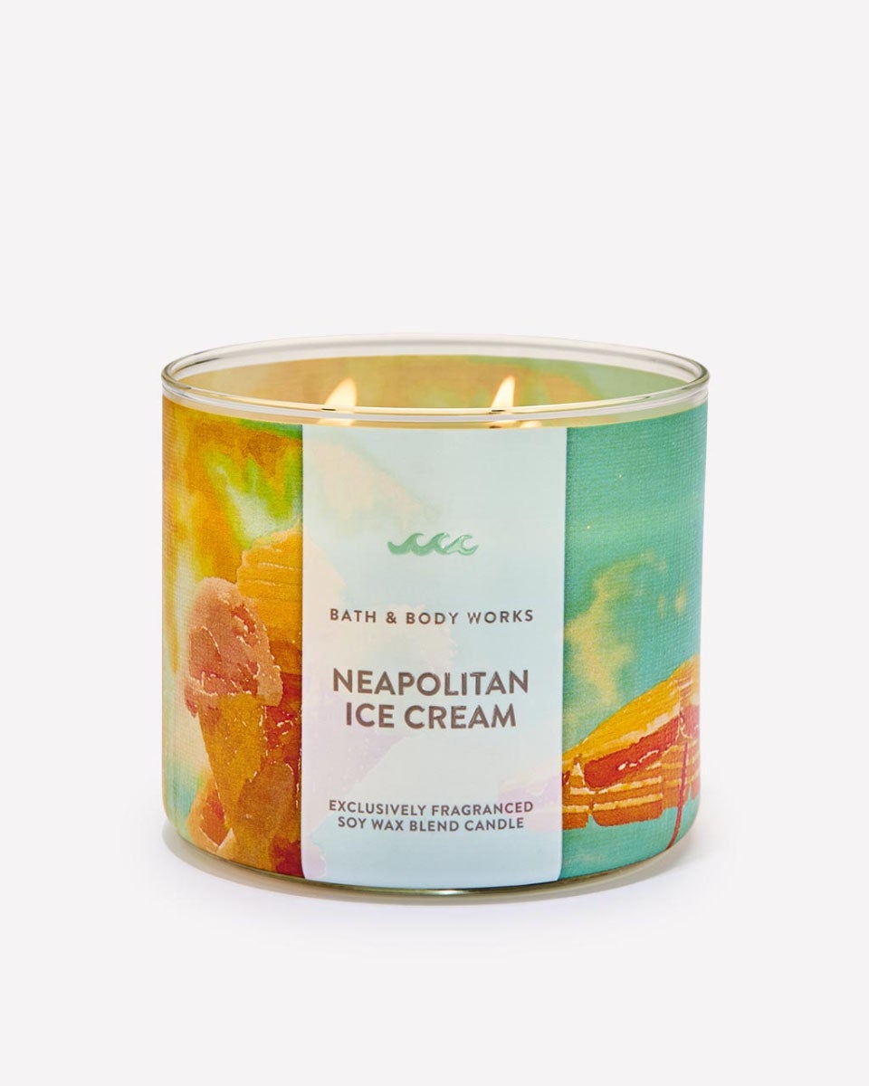 Neapolitan Ice Cream 3-Wick Candle | Bath & Body Works