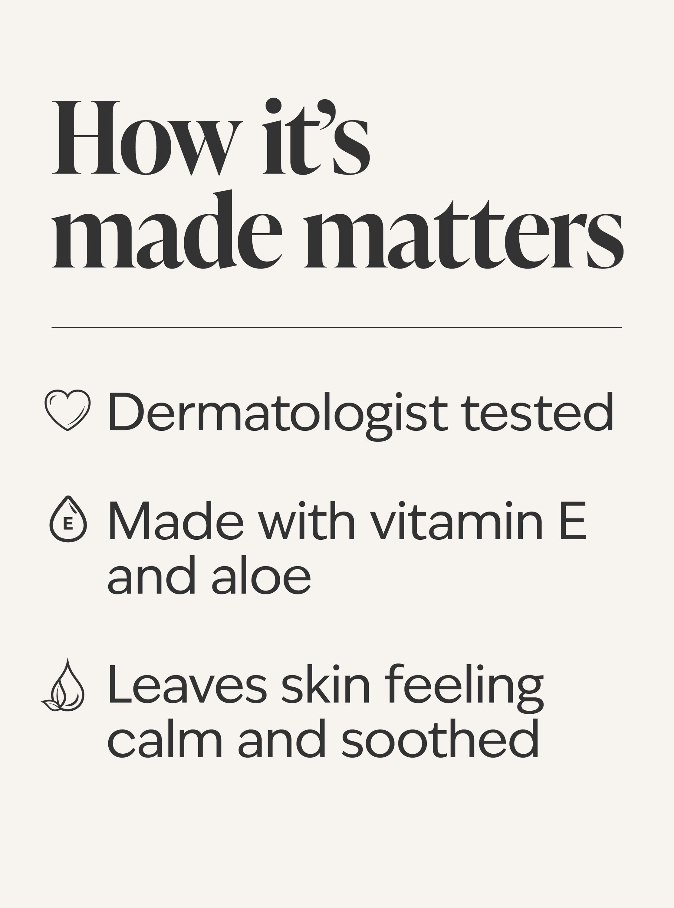 After Shave Balm With Aloe & Vitamin E