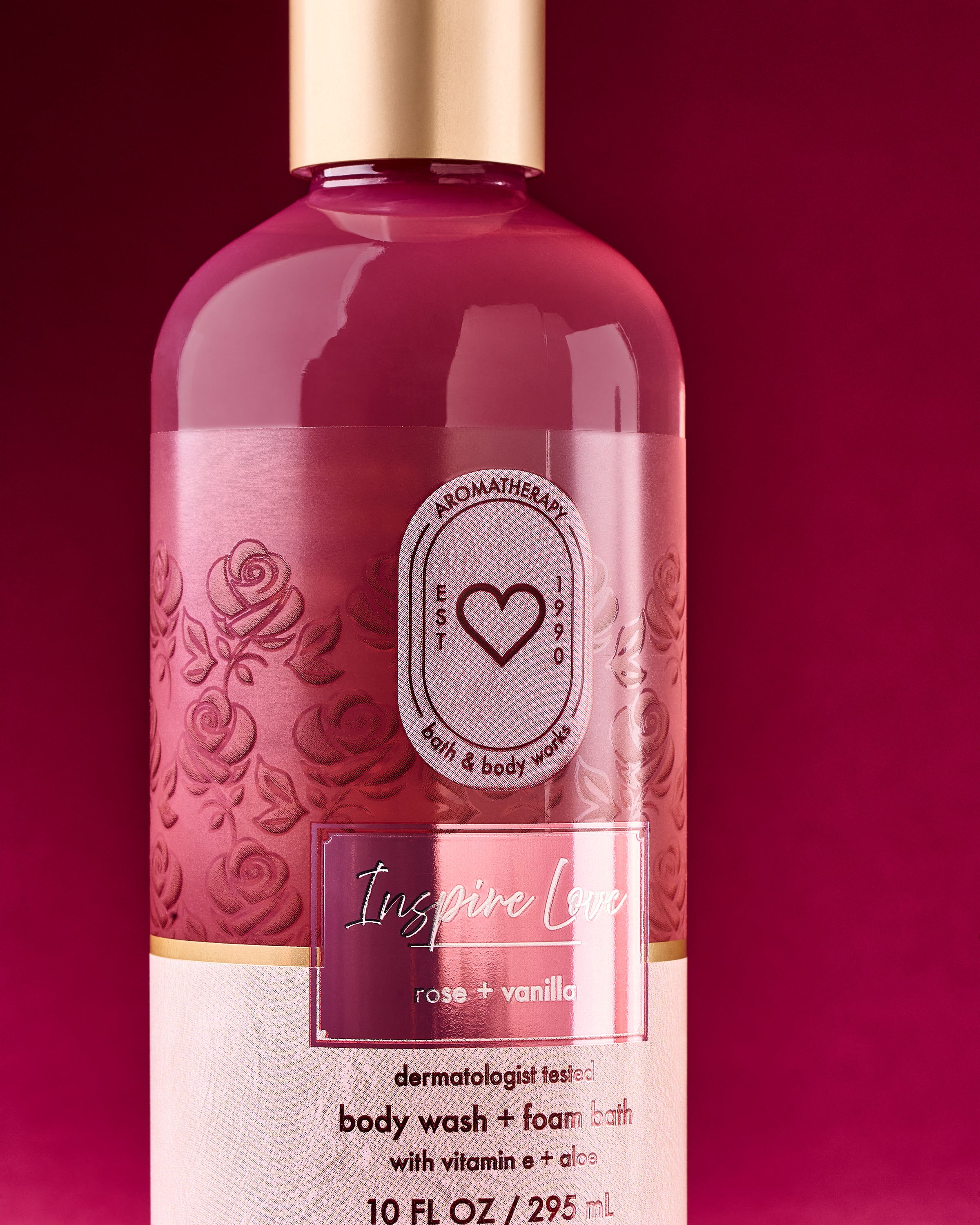 Rose Vanilla Body Wash & Foam Bath