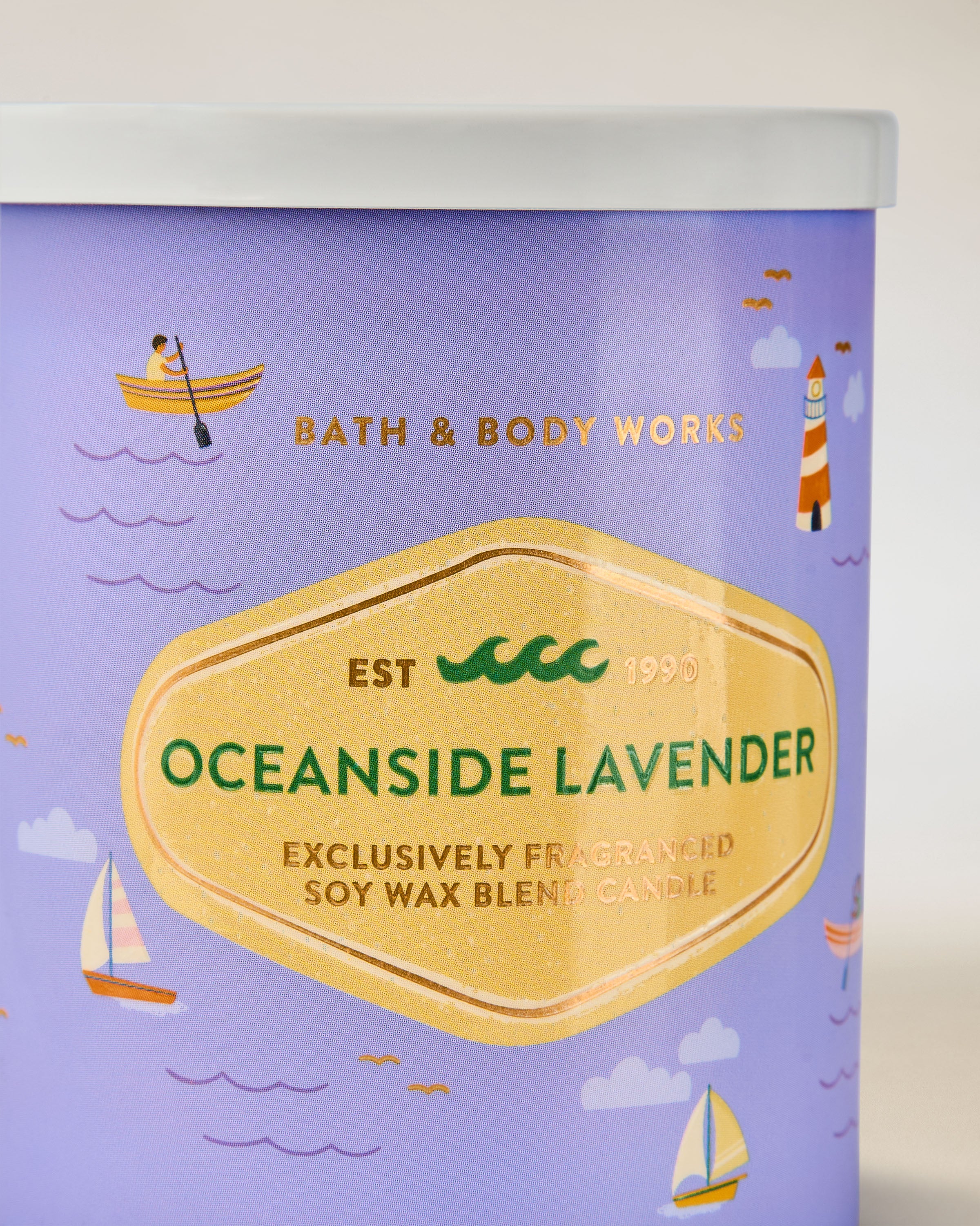 Oceanside Lavender Single Wick Candle