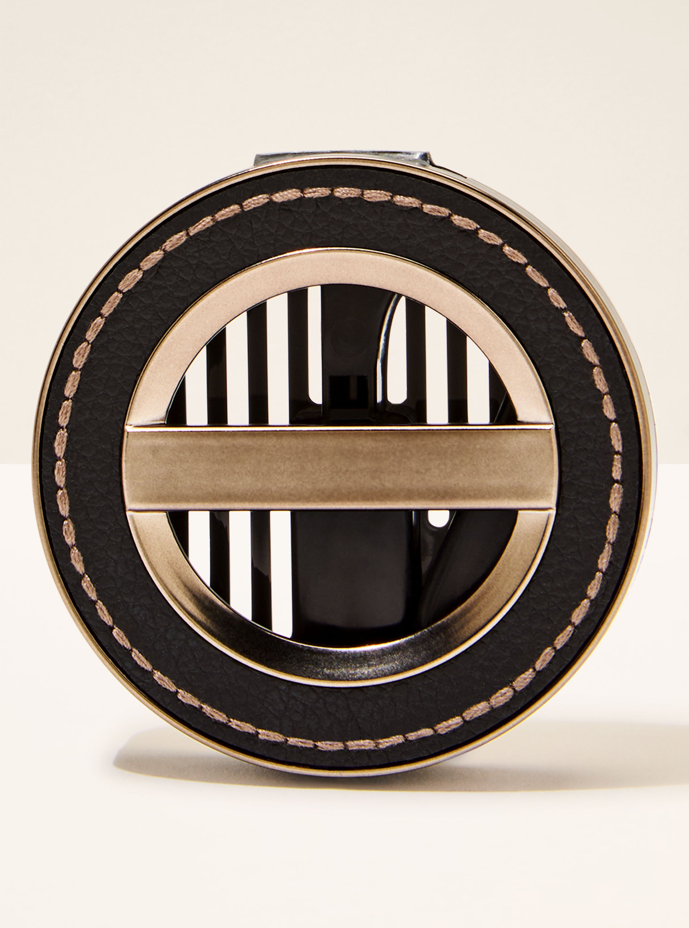 Leather Stitched Car Fragrance Holder