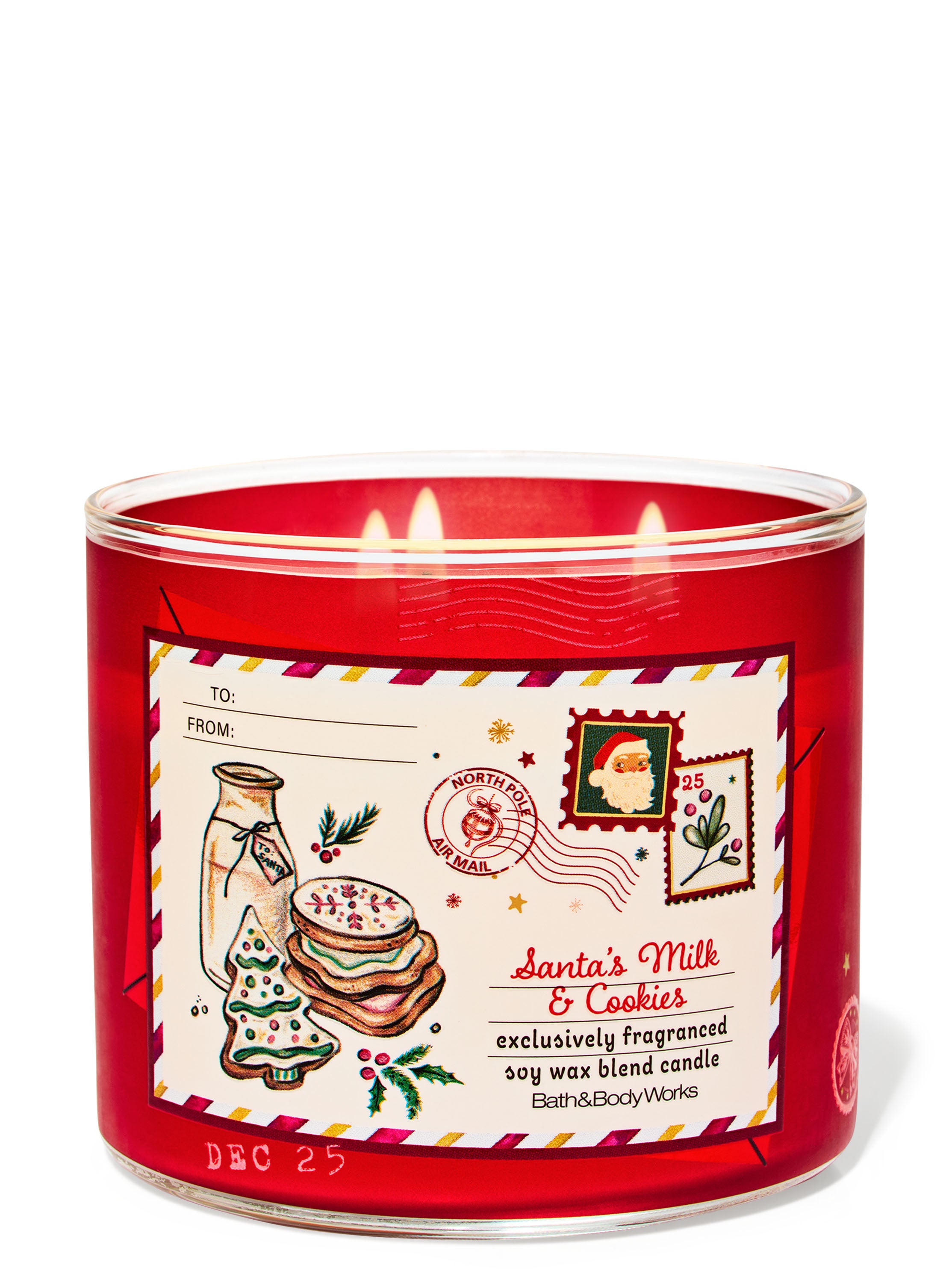 Santa's Milk Cookies 3-Wick Candle