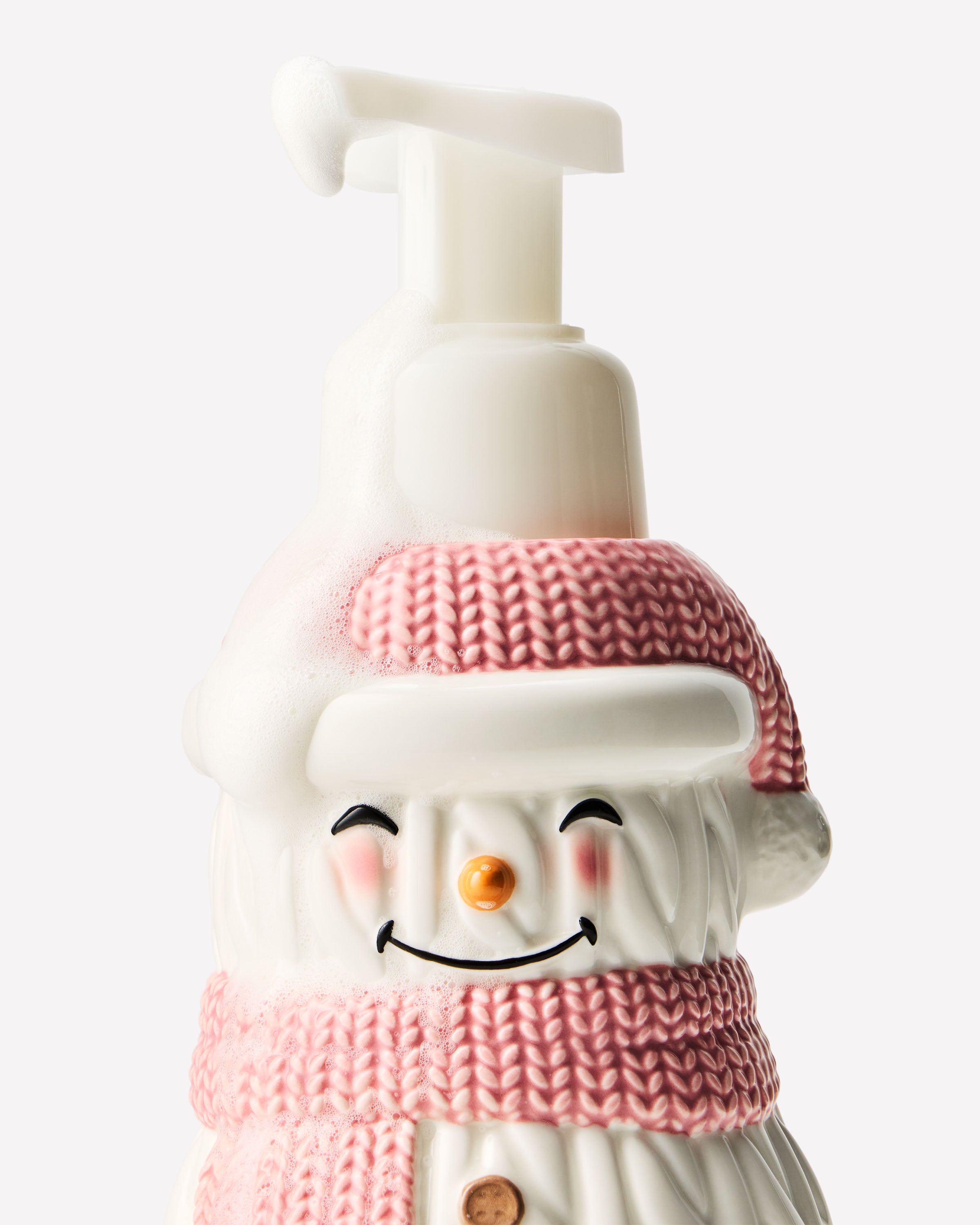 Knit Snowman Gentle & Clean Foaming Hand Soap Dispenser