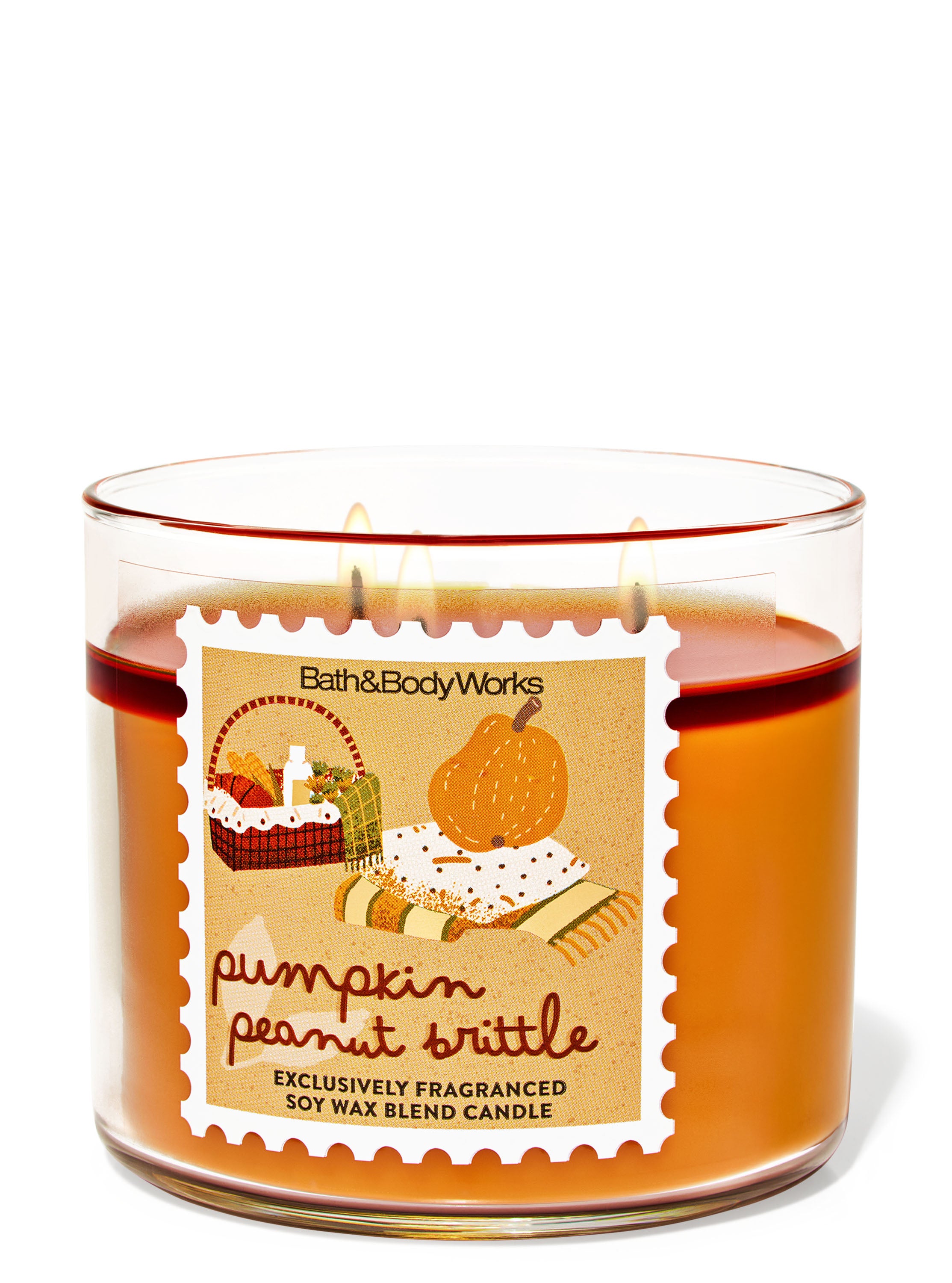 Pumpkin Peanut Brittle 3-Wick Candle