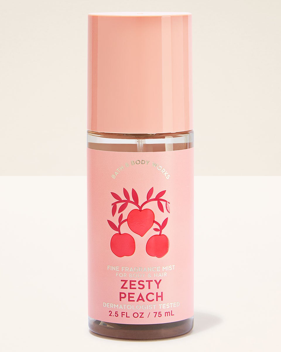 Zesty Peach Travel Size Fine Fragrance Mist | Bath & Body Works