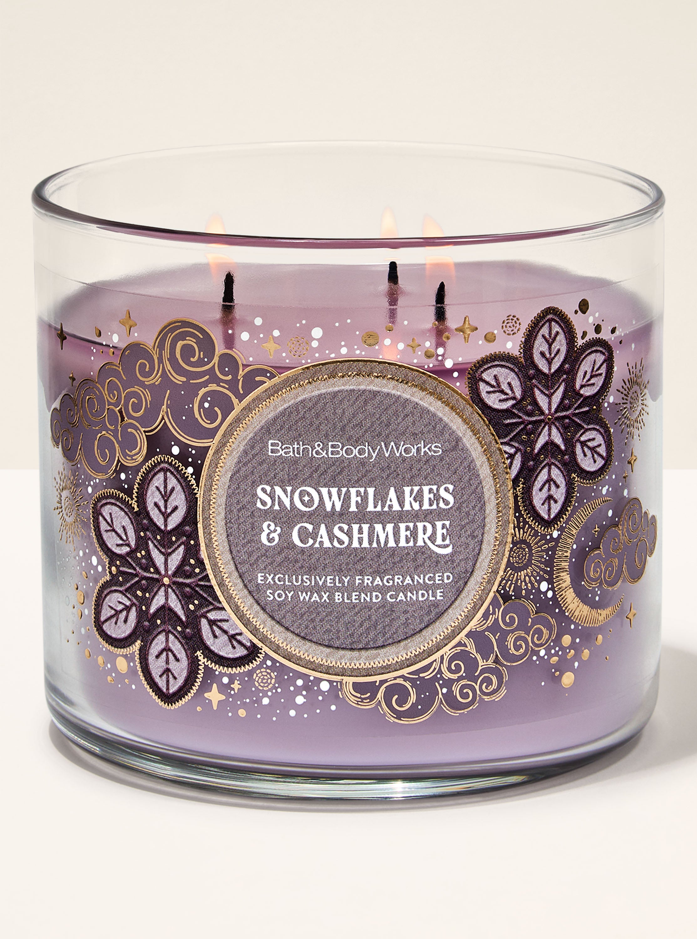 Snowflakes & Cashmere 3-Wick Candle
