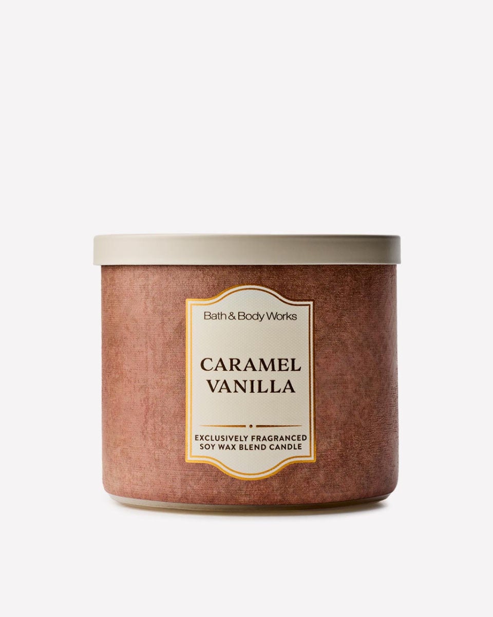 tobacco vanilla candle bath and body works & Bean 3-Wick - Scented Candle for At-Home Use - Long-Lasting, Room-Filling Fragrance - High Fragrance Oil Concentration balancing 7 oz vegan candle is handmade with 100% plant White Barn-Bath & Body Works-