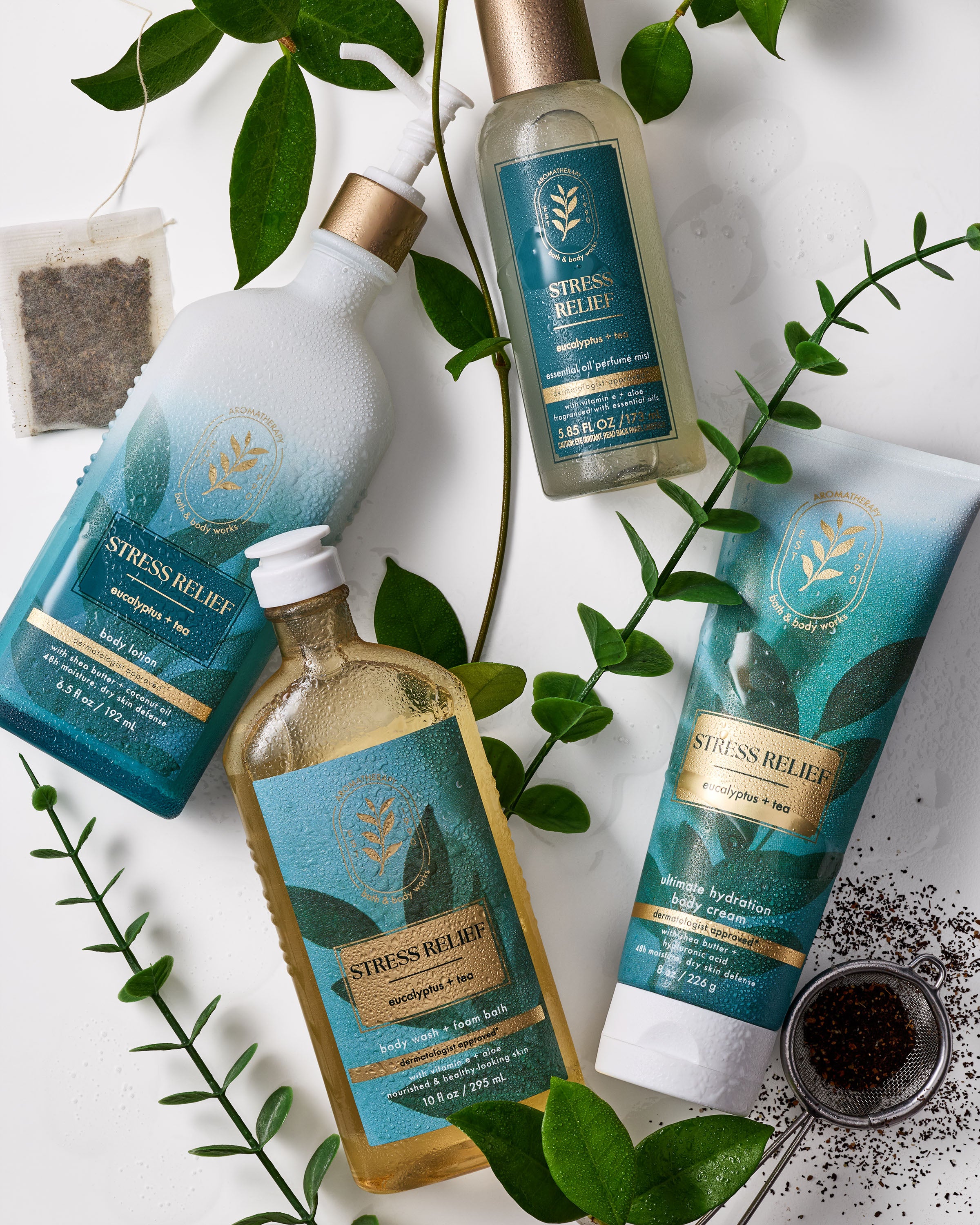 Stress Relief: Eucalyptus + Tea Essential Oil Mist