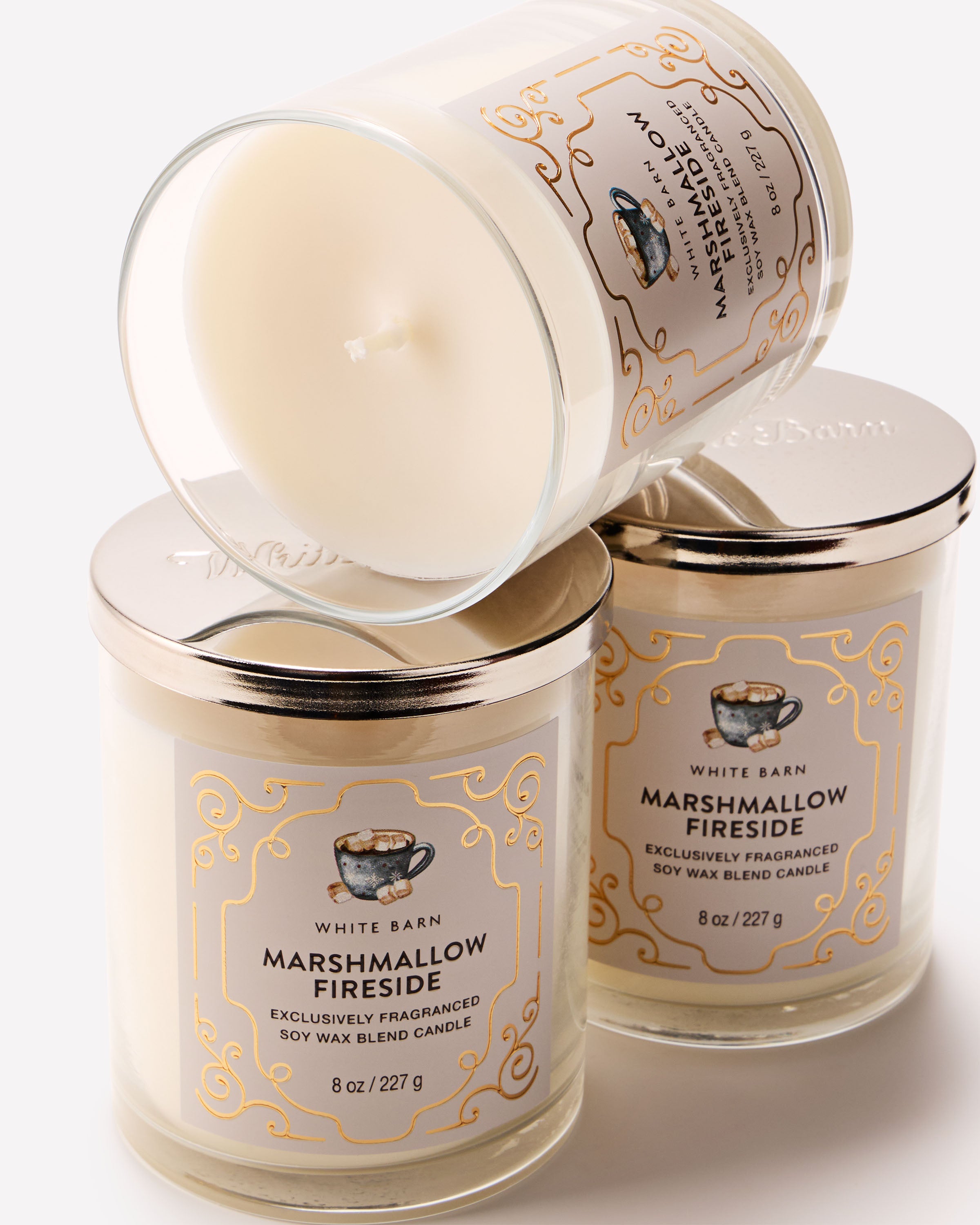Marshmallow Fireside Single Wick Candle