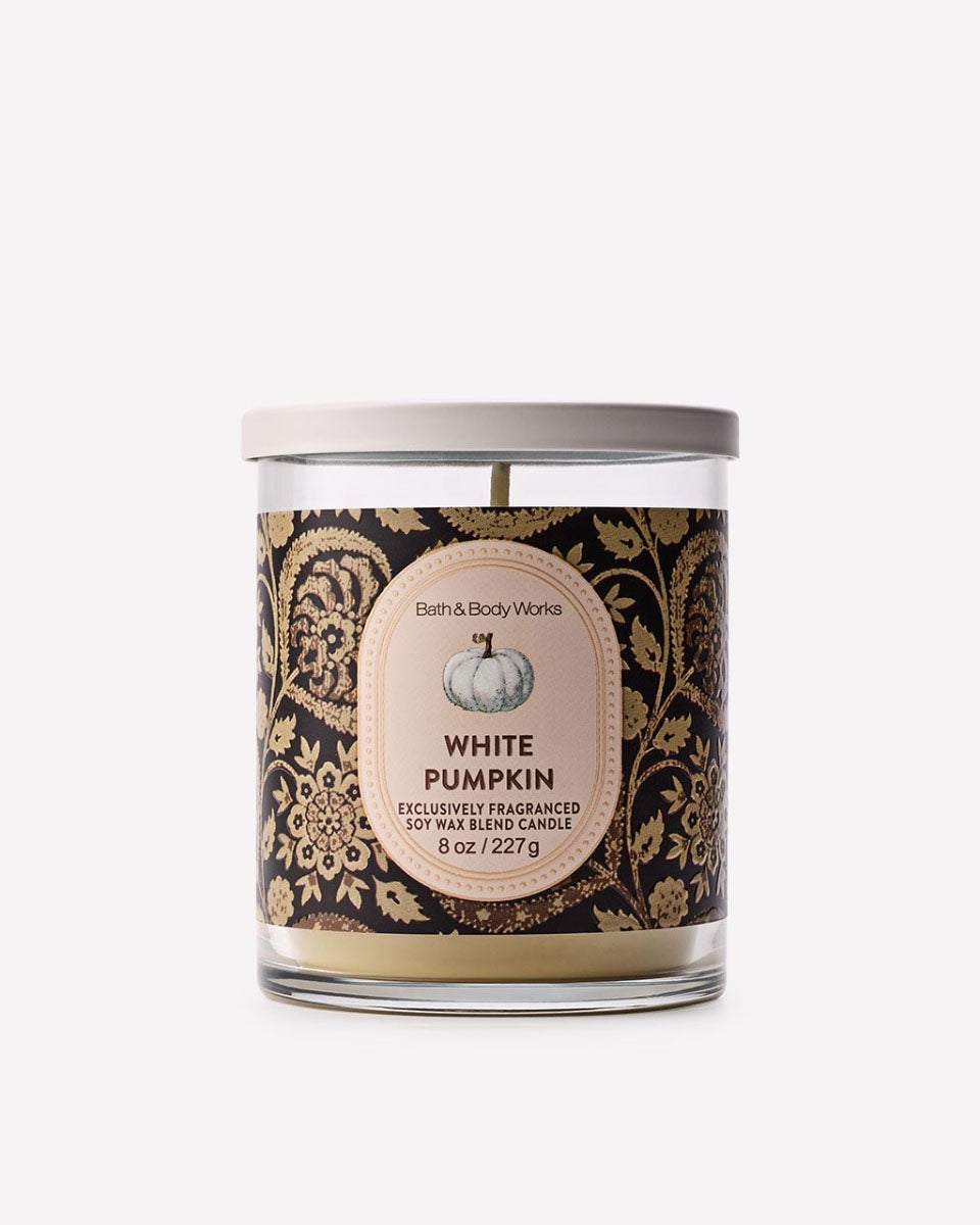 White Pumpkin Single Wick Candle | Bath & Body Works