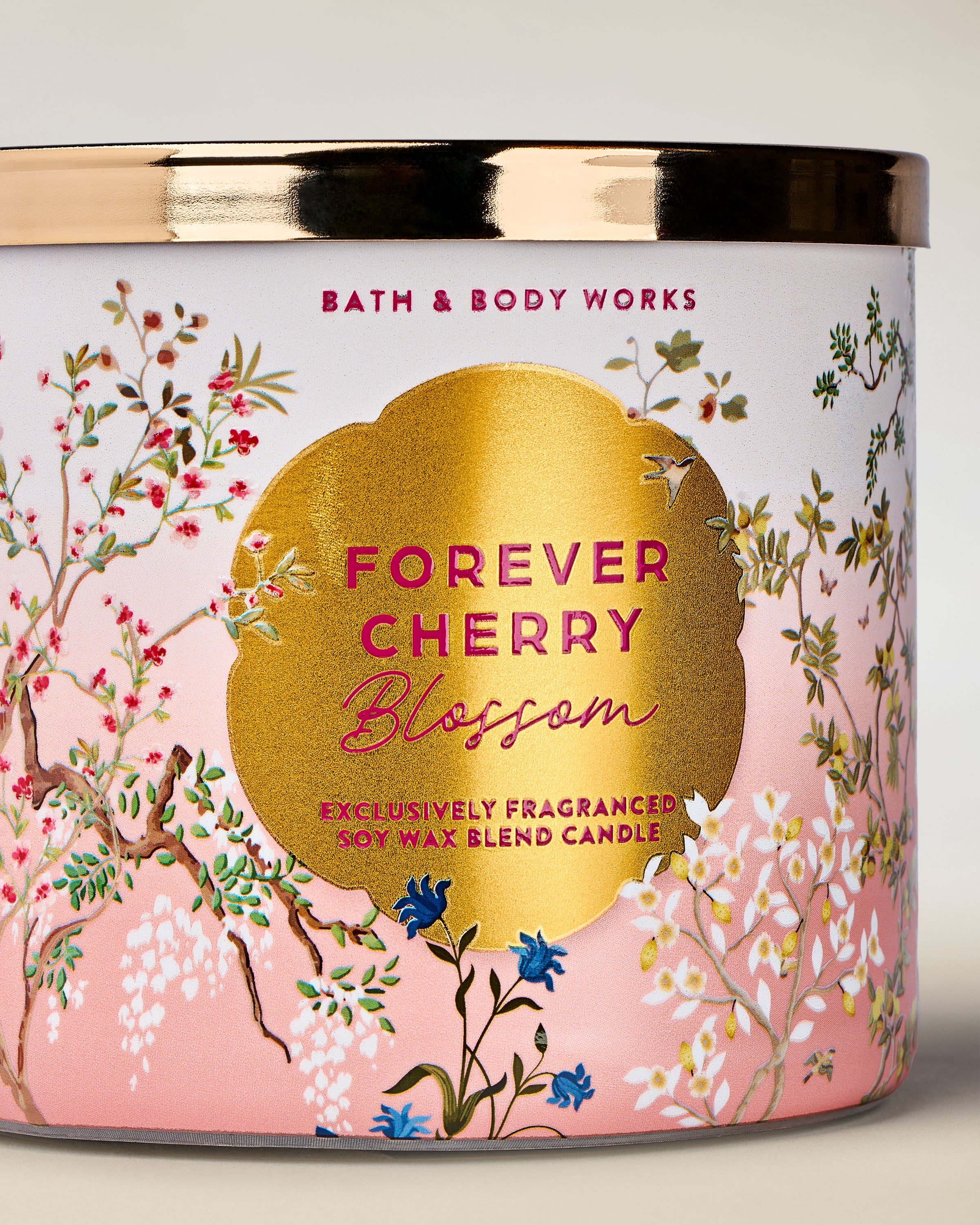 Forever Cherry Blossom 3-Wick Candle