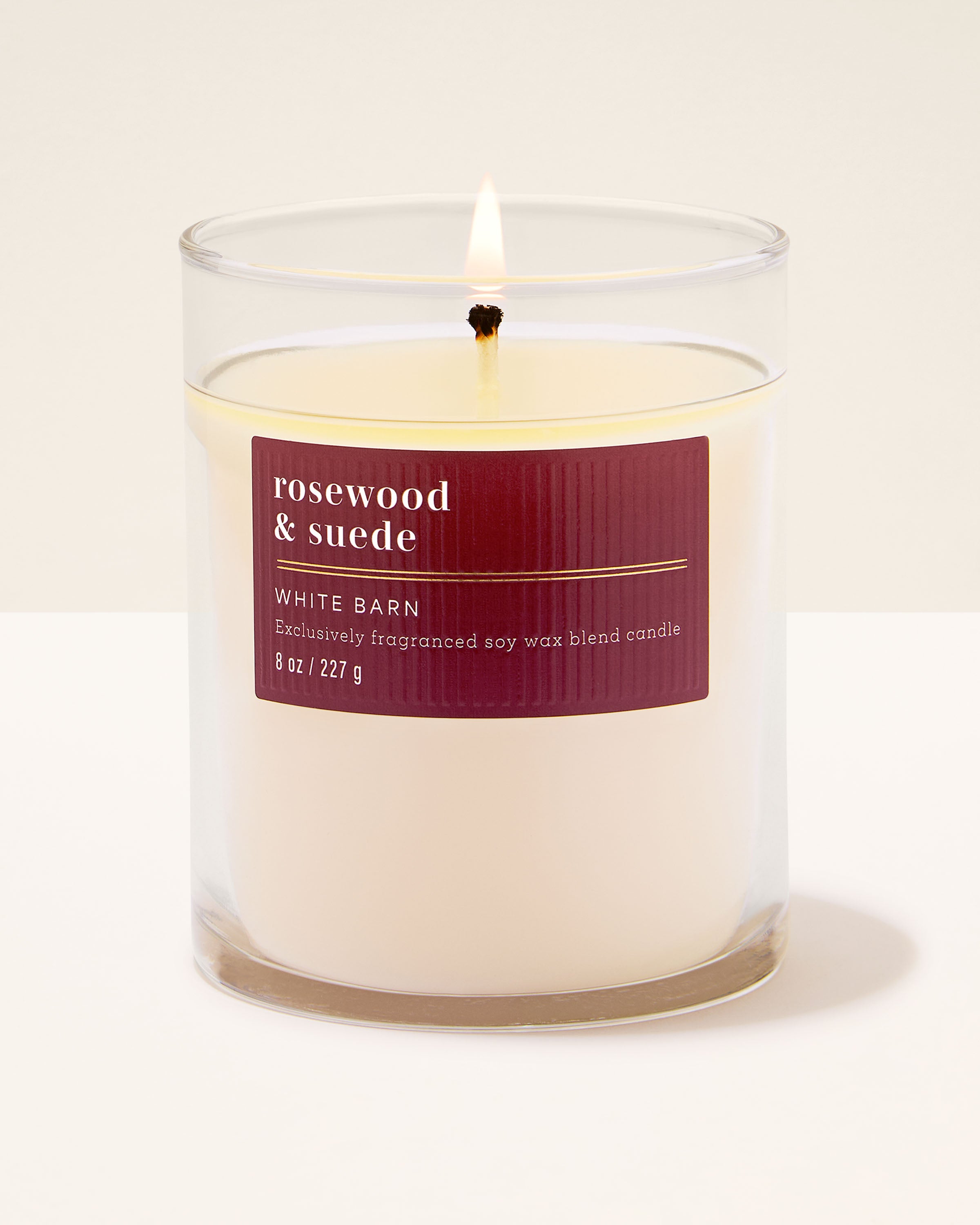 Rosewood & Suede Single Wick Candle