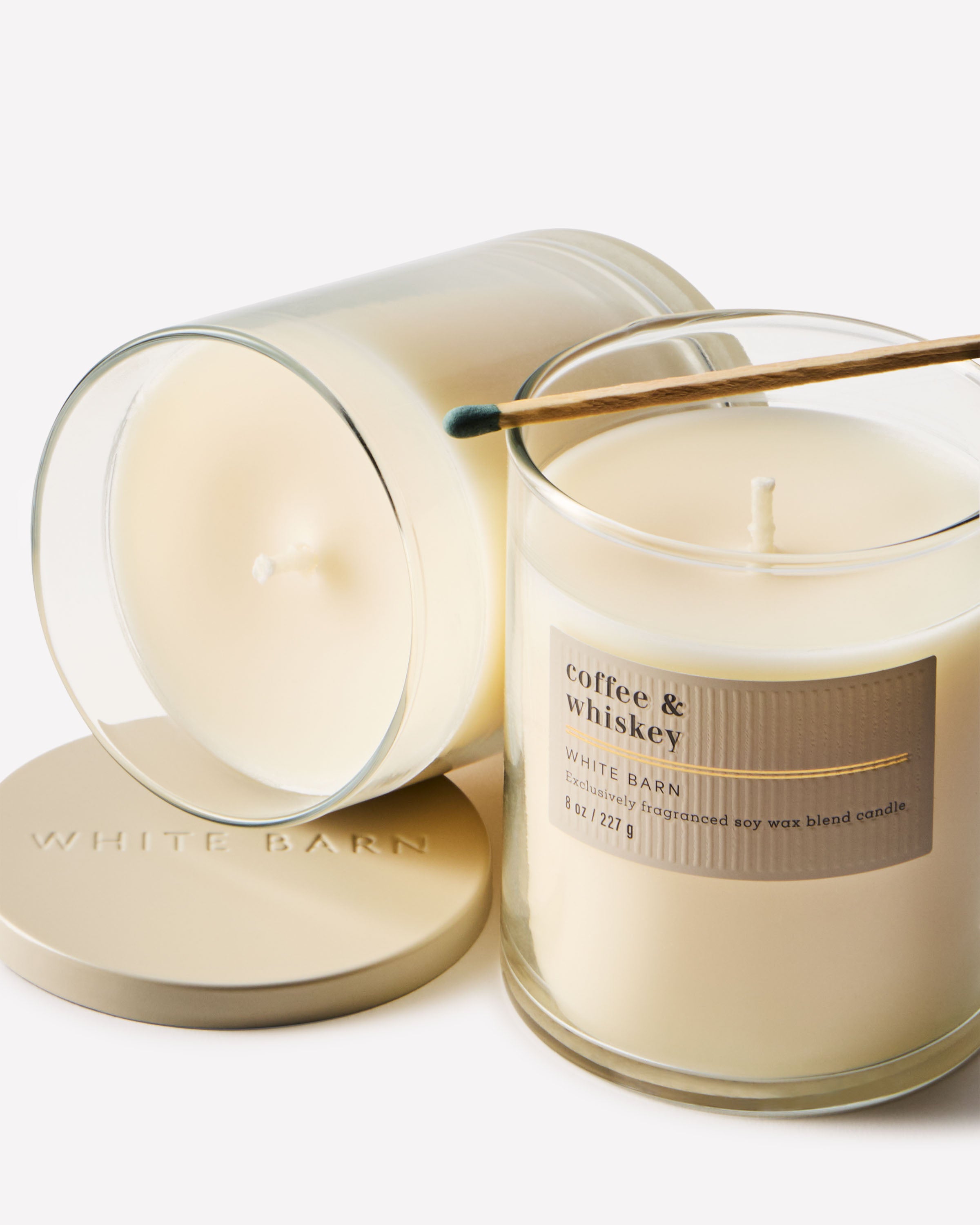 Coffee & Whiskey Single Wick Candle