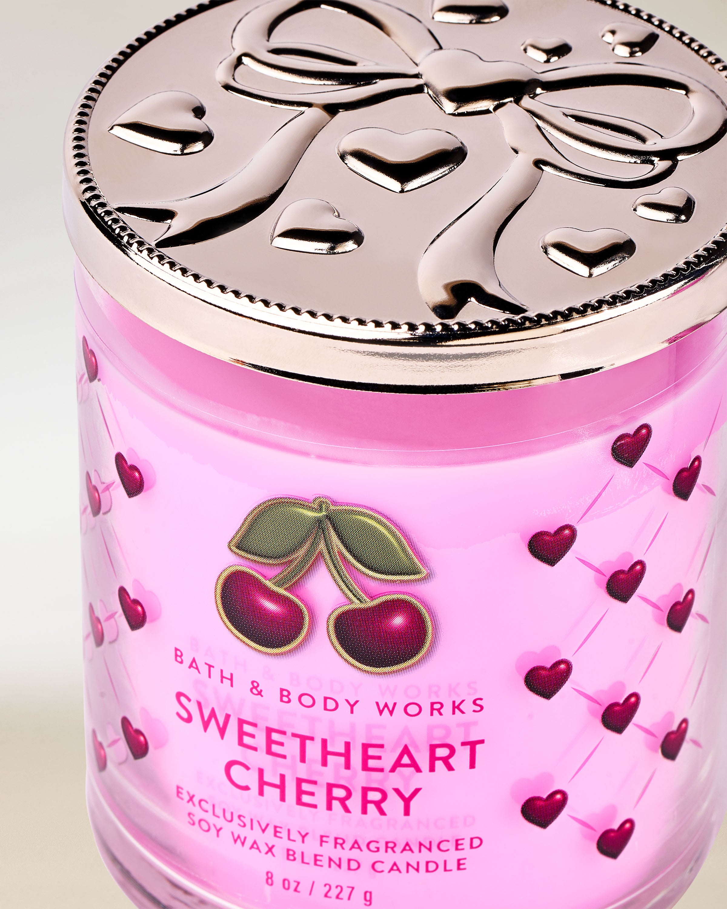 Sweetheart Cherry Single Wick Candle