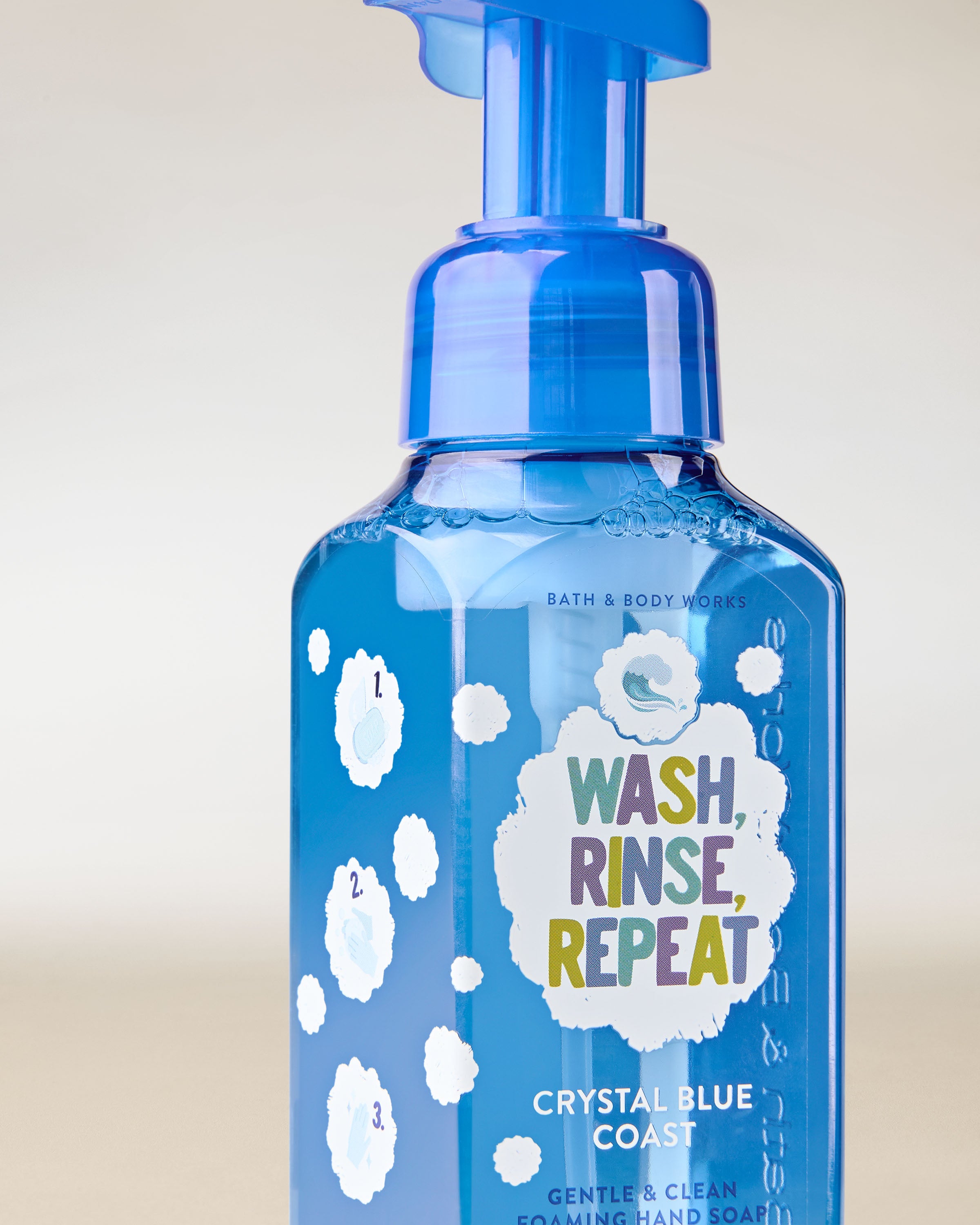 Crystal Blue Coast Gentle & Clean Foaming Hand Soap