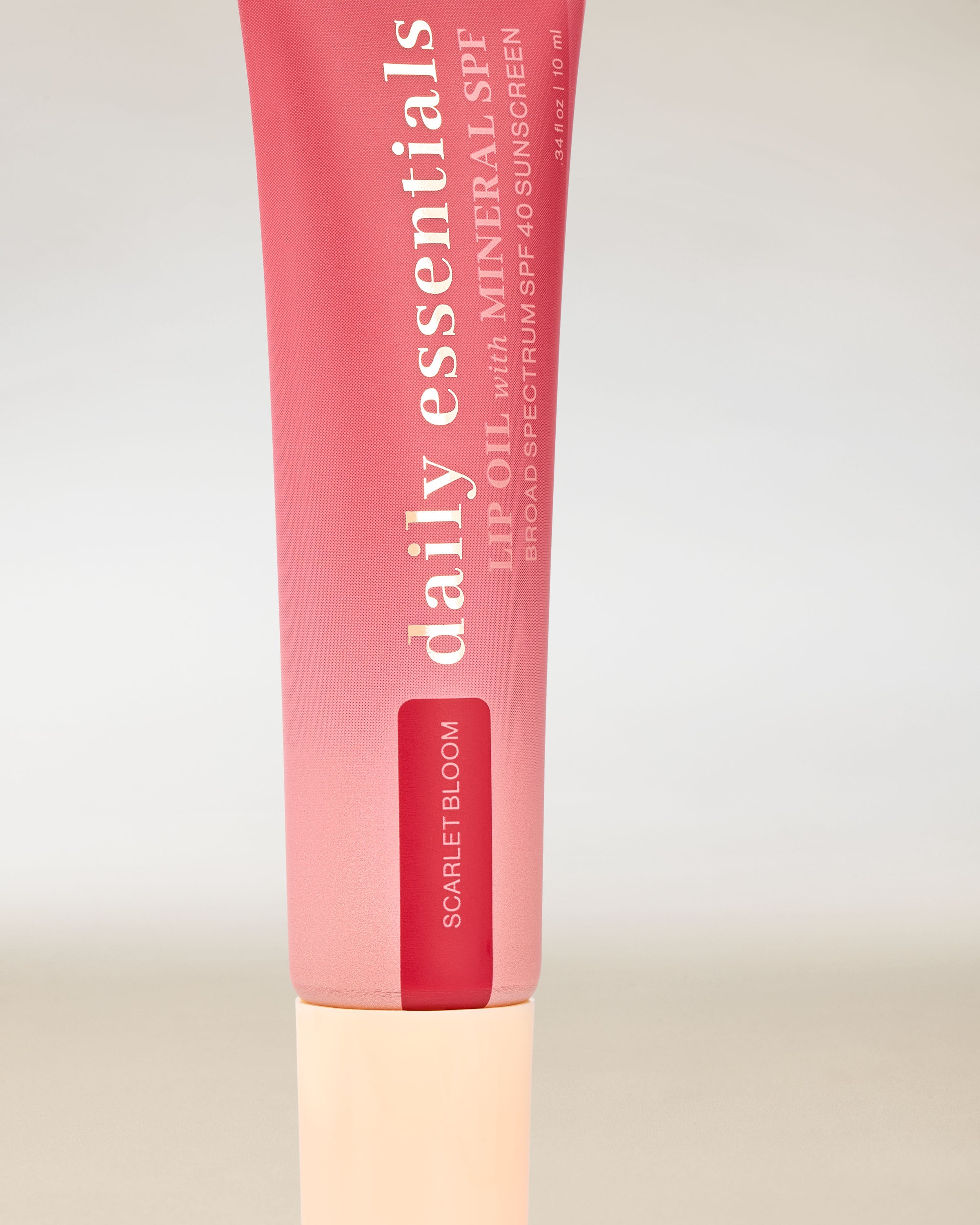 Scarlet Bloom Lip Oil with Mineral SPF 40