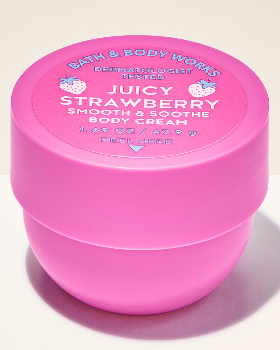 Juicy Strawberry Travel Size Body Cream | Bath & Body Works