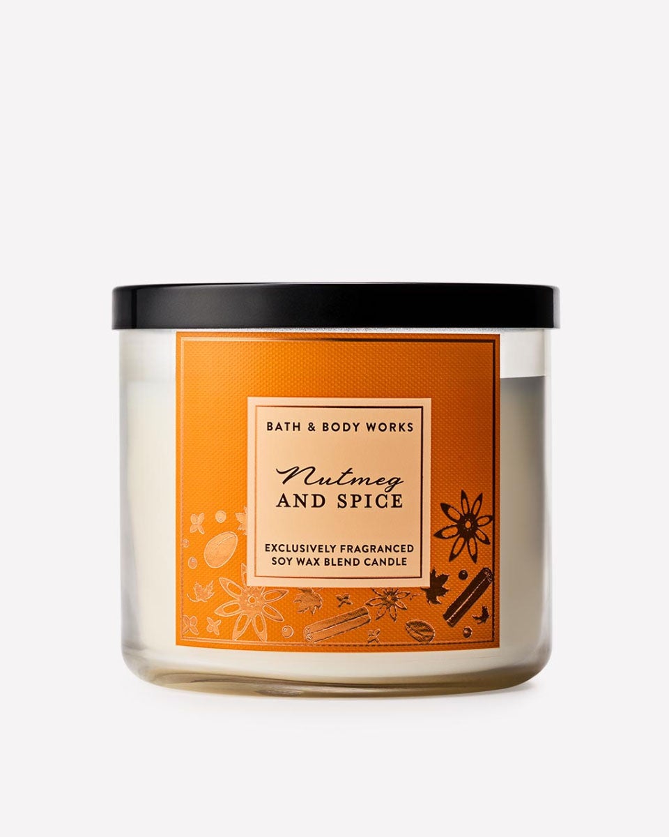 Nutmeg & Spice 3-Wick Candle | Bath & Body Works
