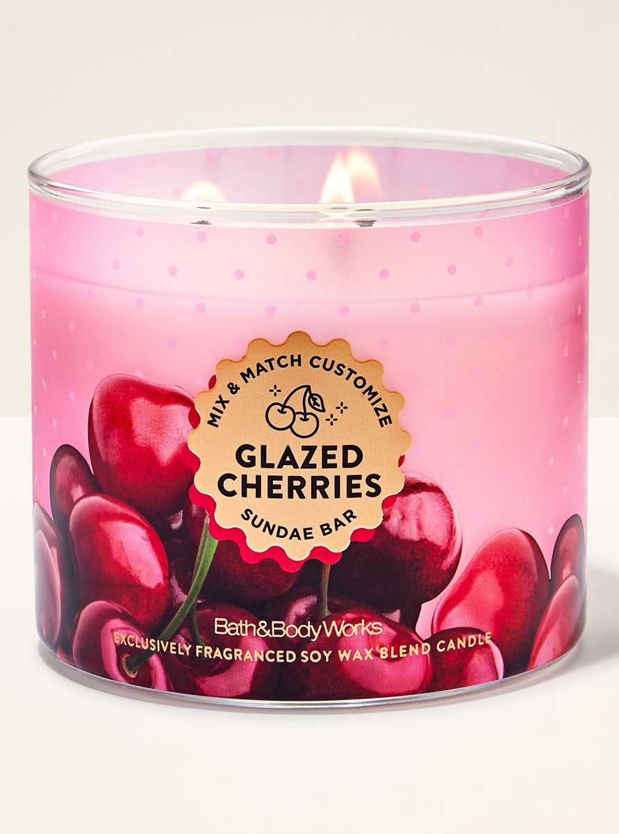 Glazed Cherries 3-Wick Candle | Bath & Body Works