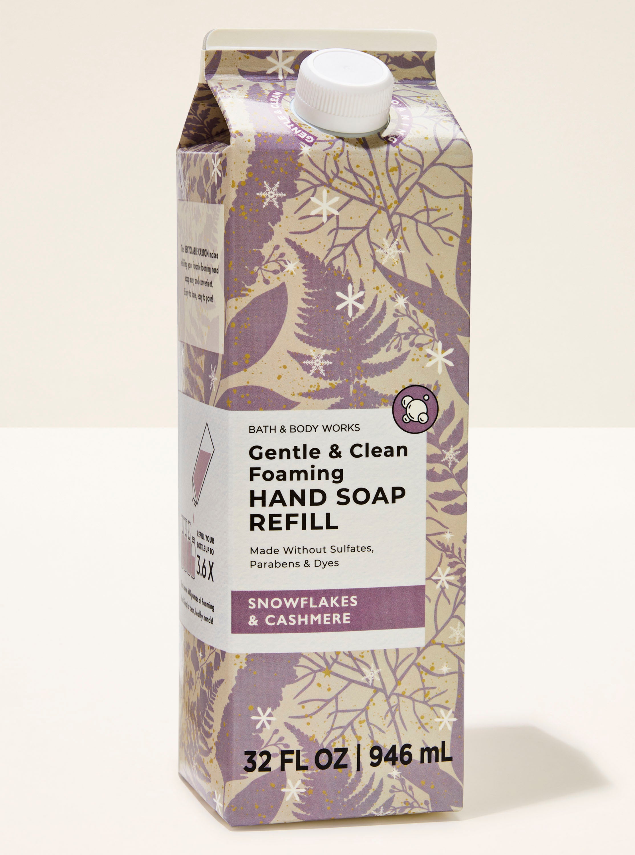 Snowflakes & Cashmere Gentle & Clean Foaming Hand Soap Refill